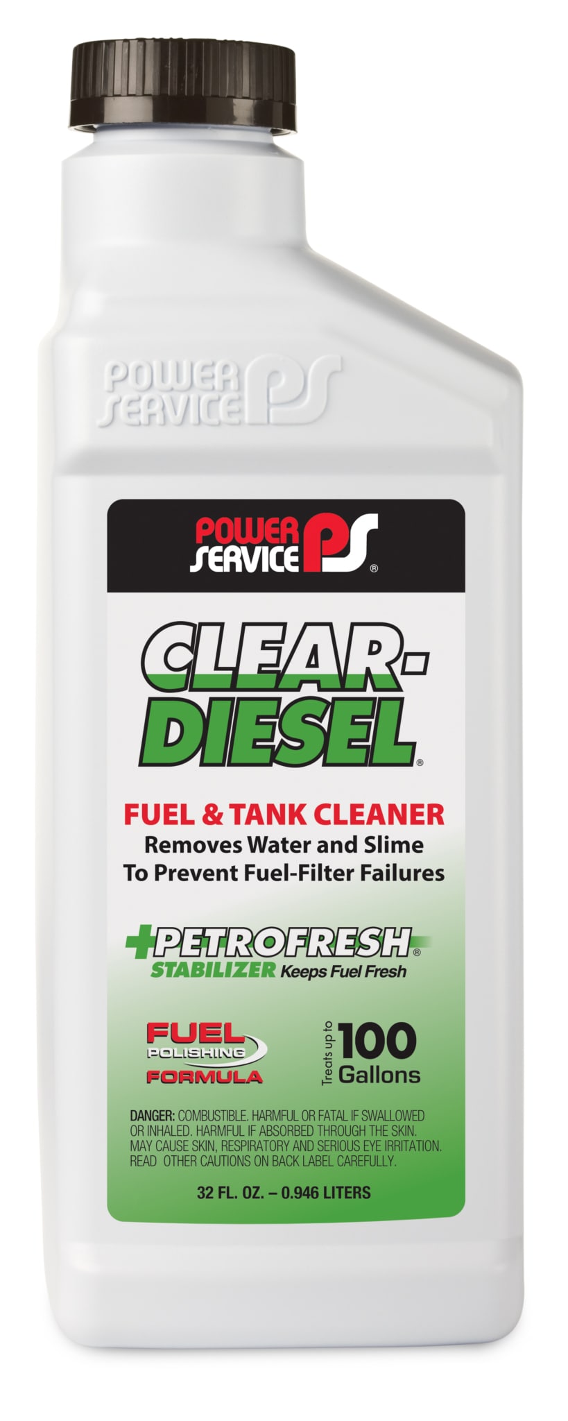 Power Service Diesel Clean 32 oz - Diesel Fuel Cleaner & Injector Cleaner -  Restores Power & Fuel Economy - With Lubricator - Car Additives & Fluids in  the Car Additives 