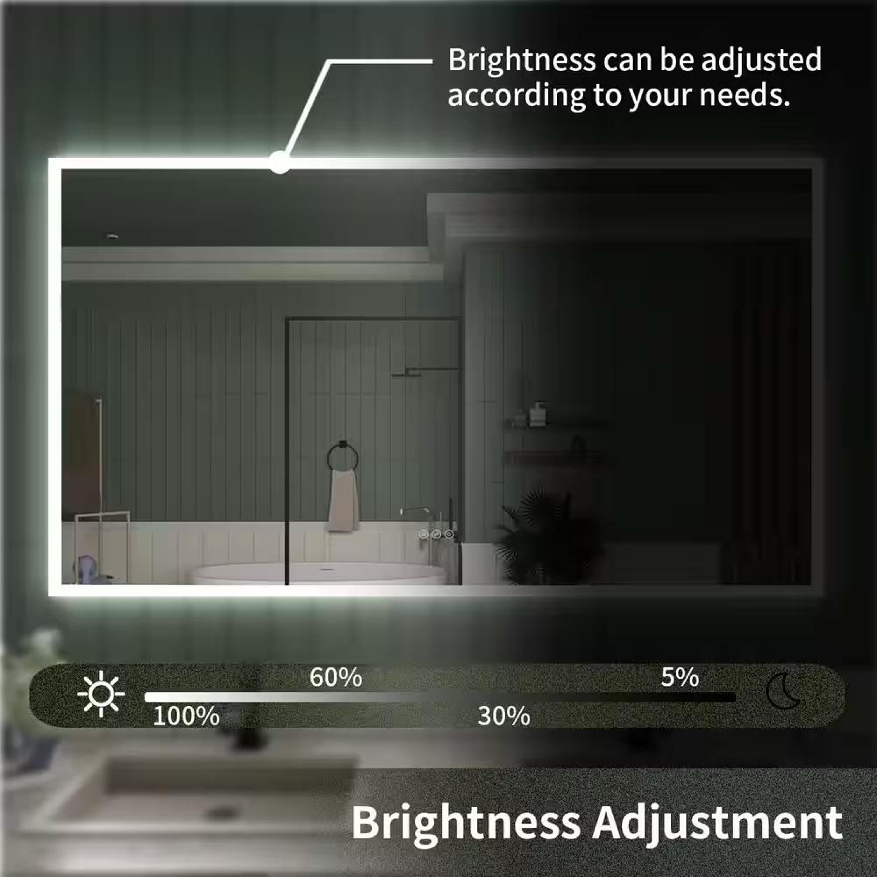 Bayfeve BFKF-6036C4-MIR Framed-Bath-Mirrors - View #8