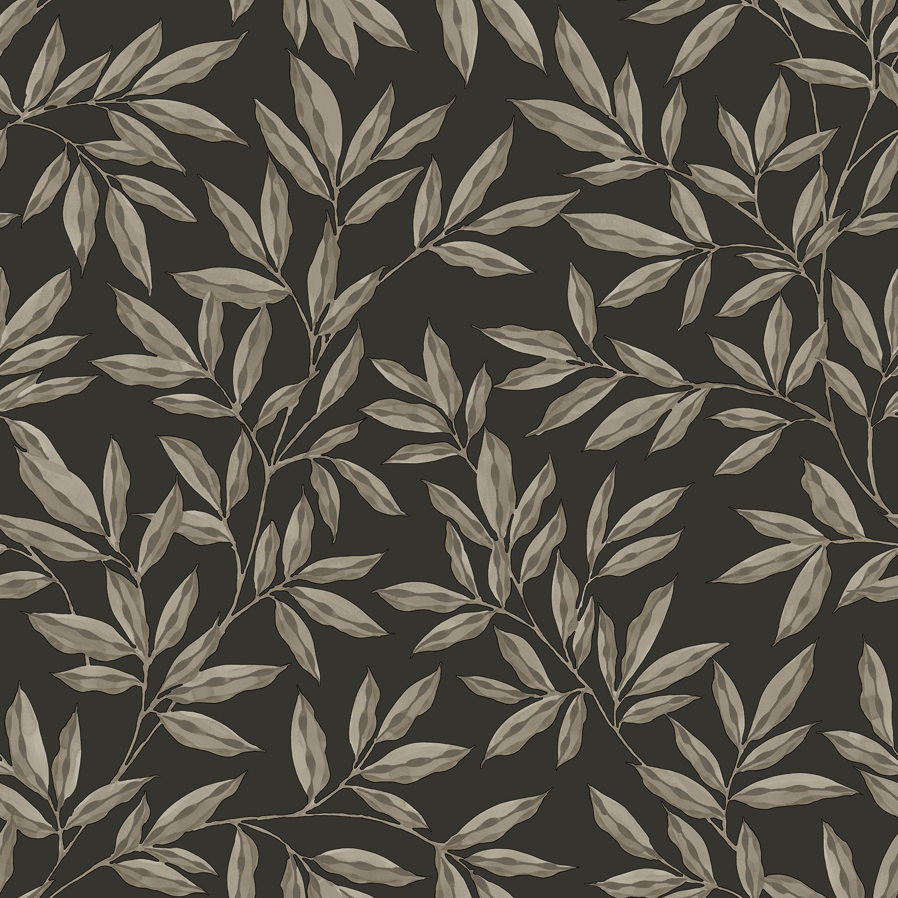 Chris Loves Julia x WallPops CJS6342 30.75-sq ft Pepper Vinyl Ivy/Vines Self-adhesive Peel and Stick Wallpaper