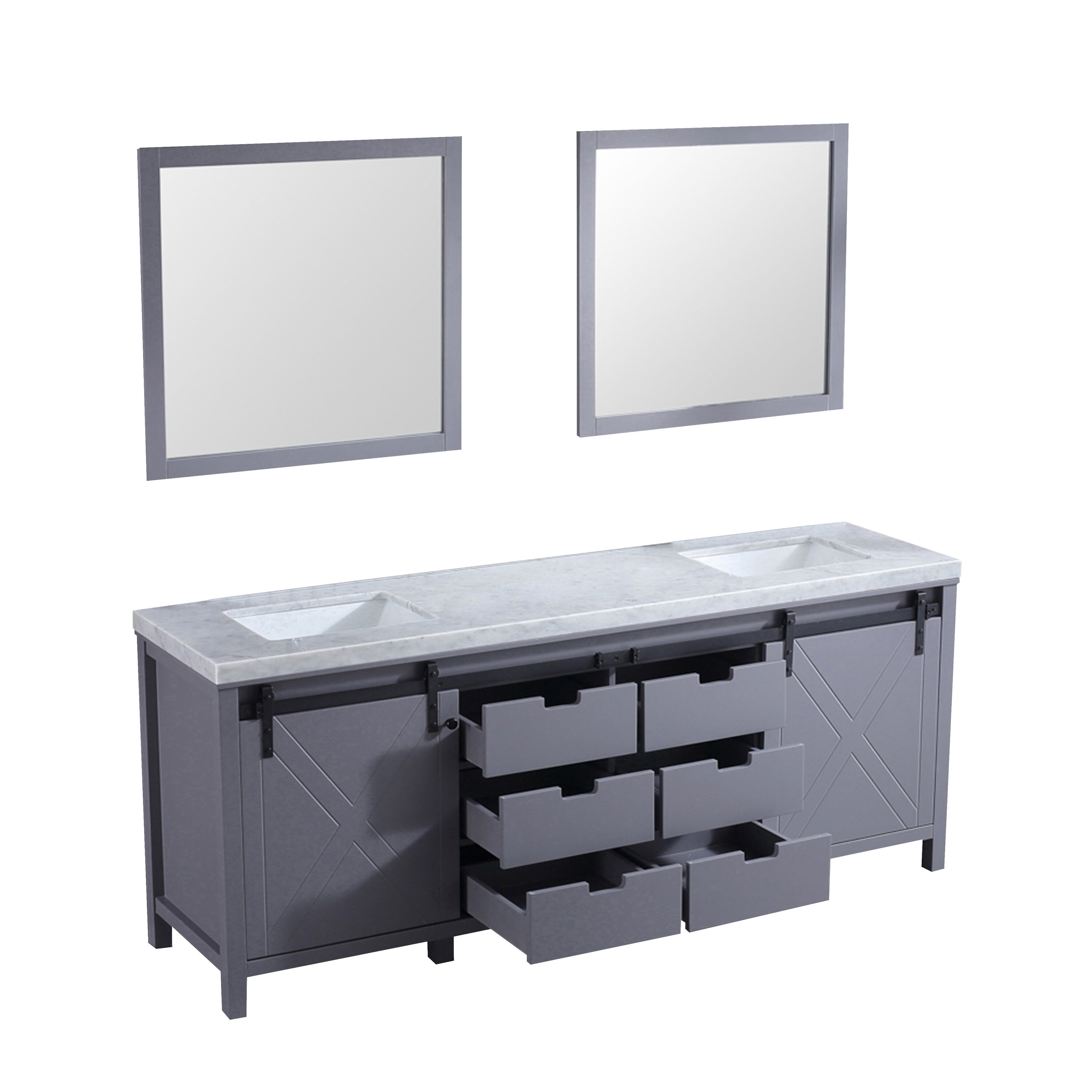 Lexora LM342284DBBSM34 Bath-Vanity-Combo - View #11