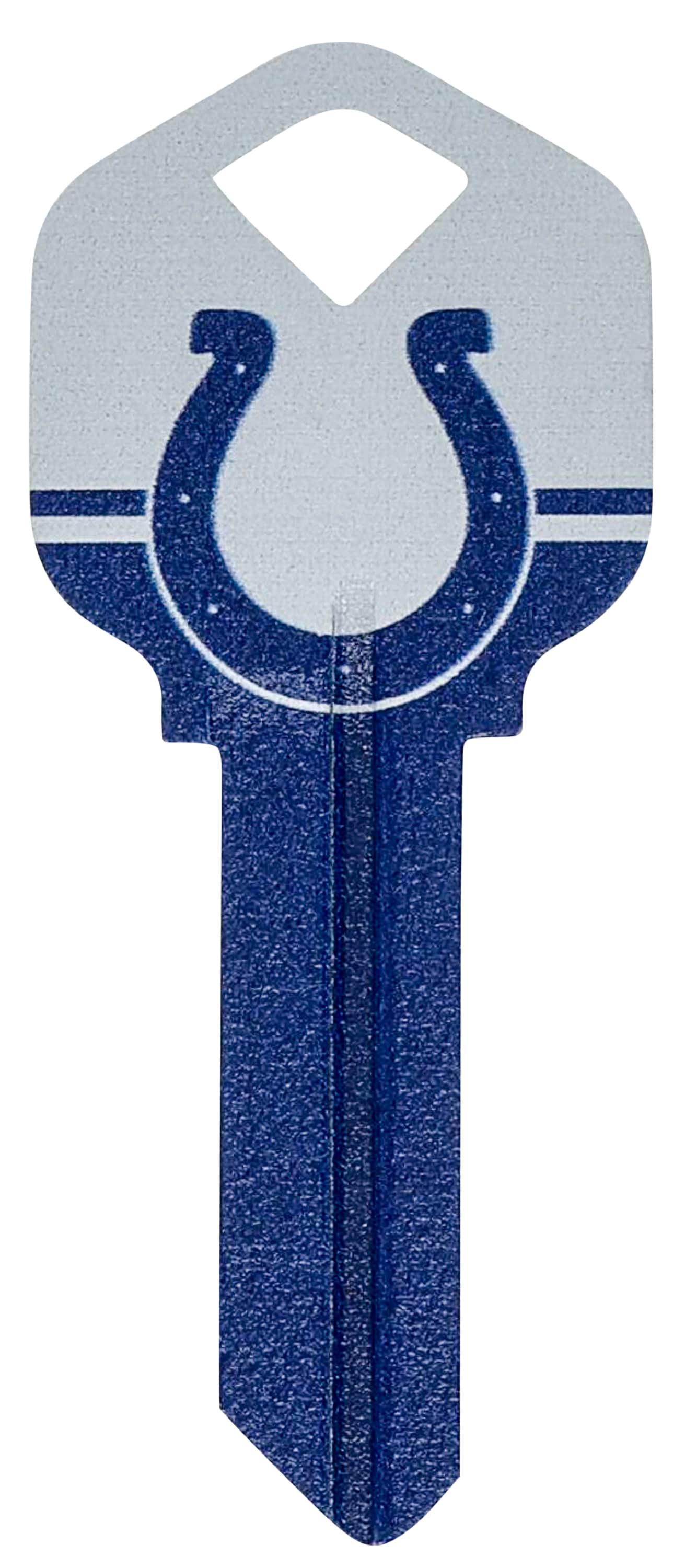 Hillman 89168 Indianapolis Colts Multicolored Sports Key Brass House/Entry Key Blank