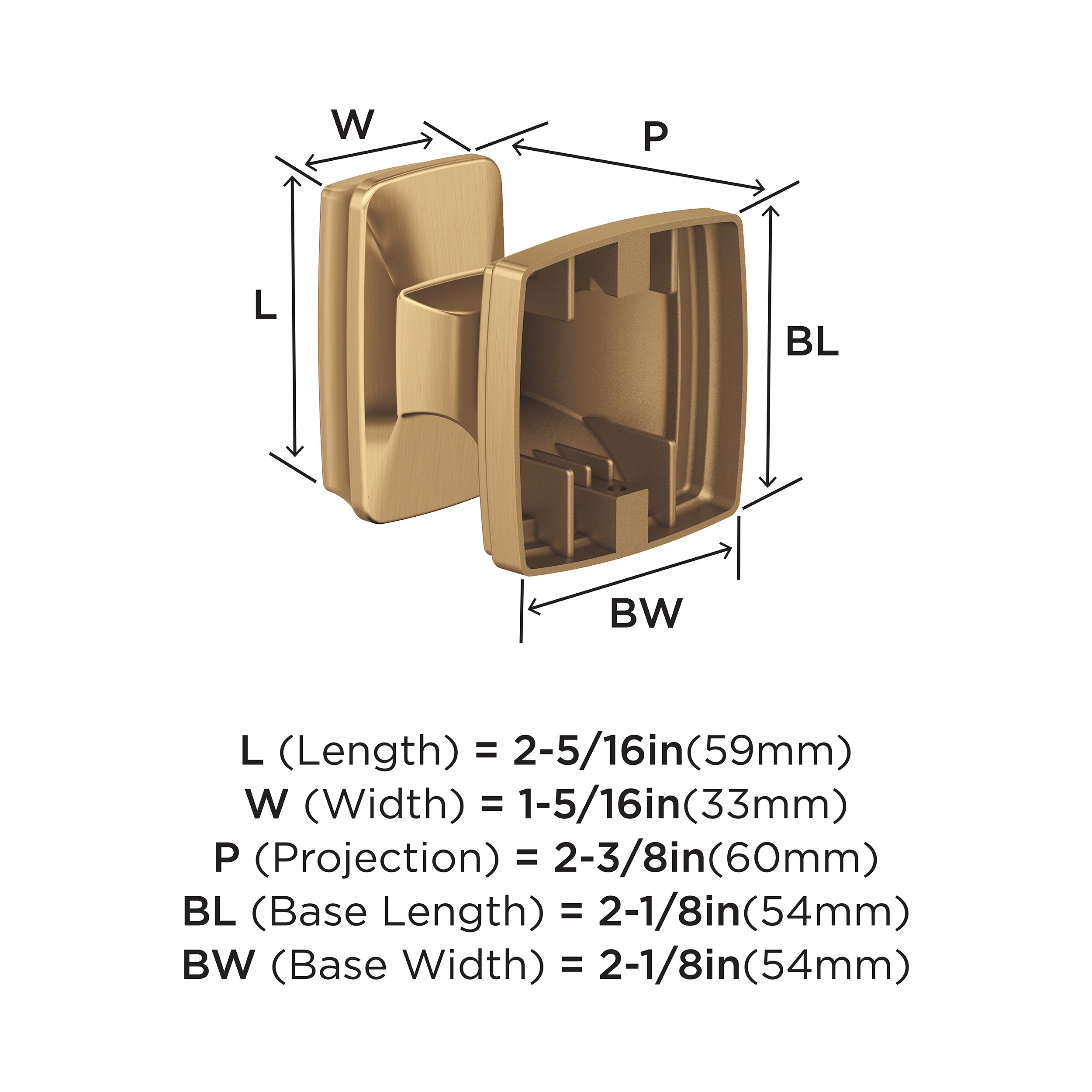 Amerock BH36030CZ Robe-Hooks - View #6