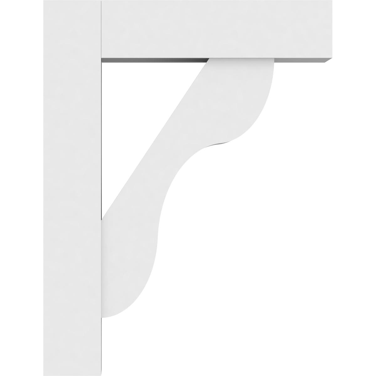 Ekena Millwork BKTP05X20X26CAR05 Exterior-Brackets-Braces - View #3