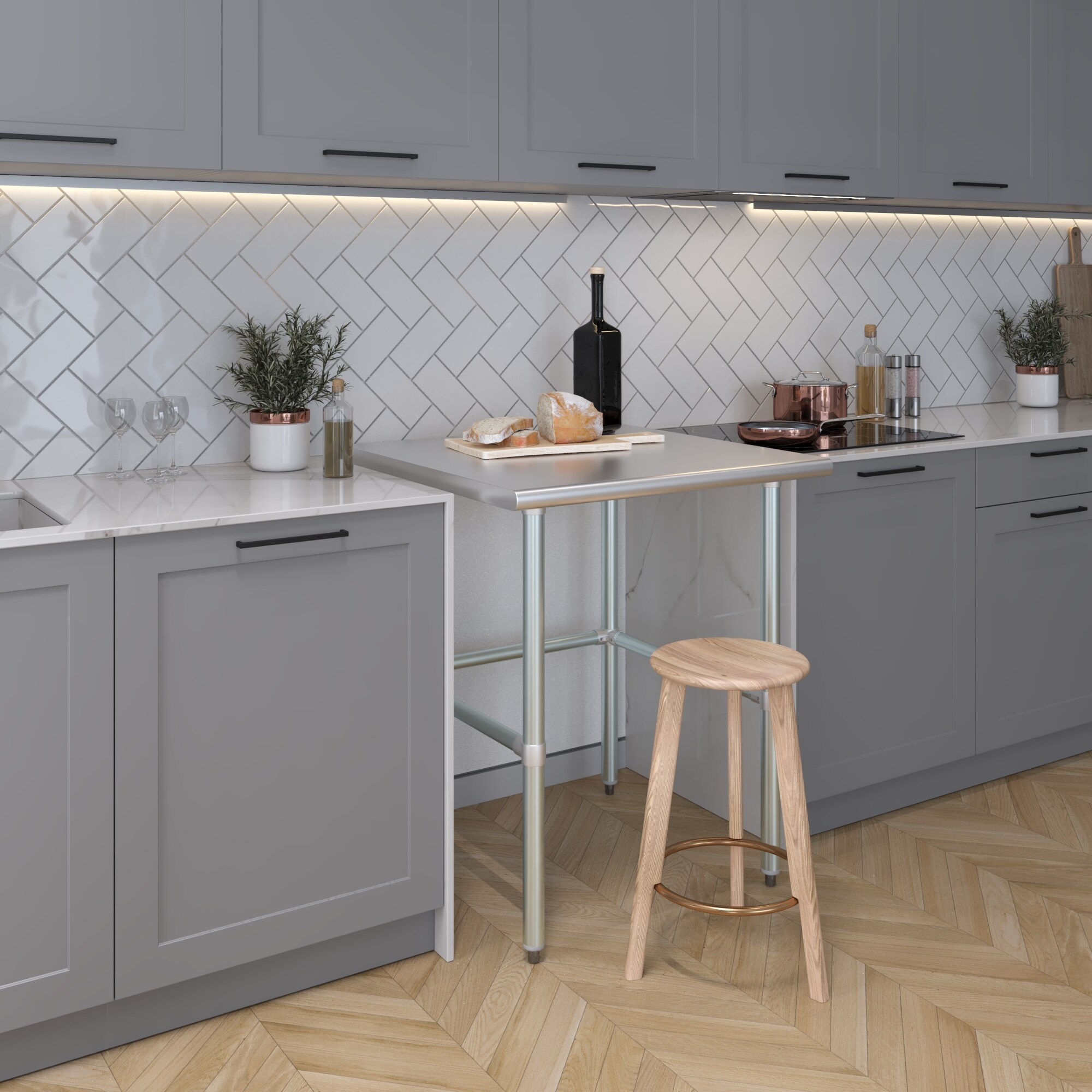Amgood LWT-3030-RCB Kitchen-Furniture - View #6