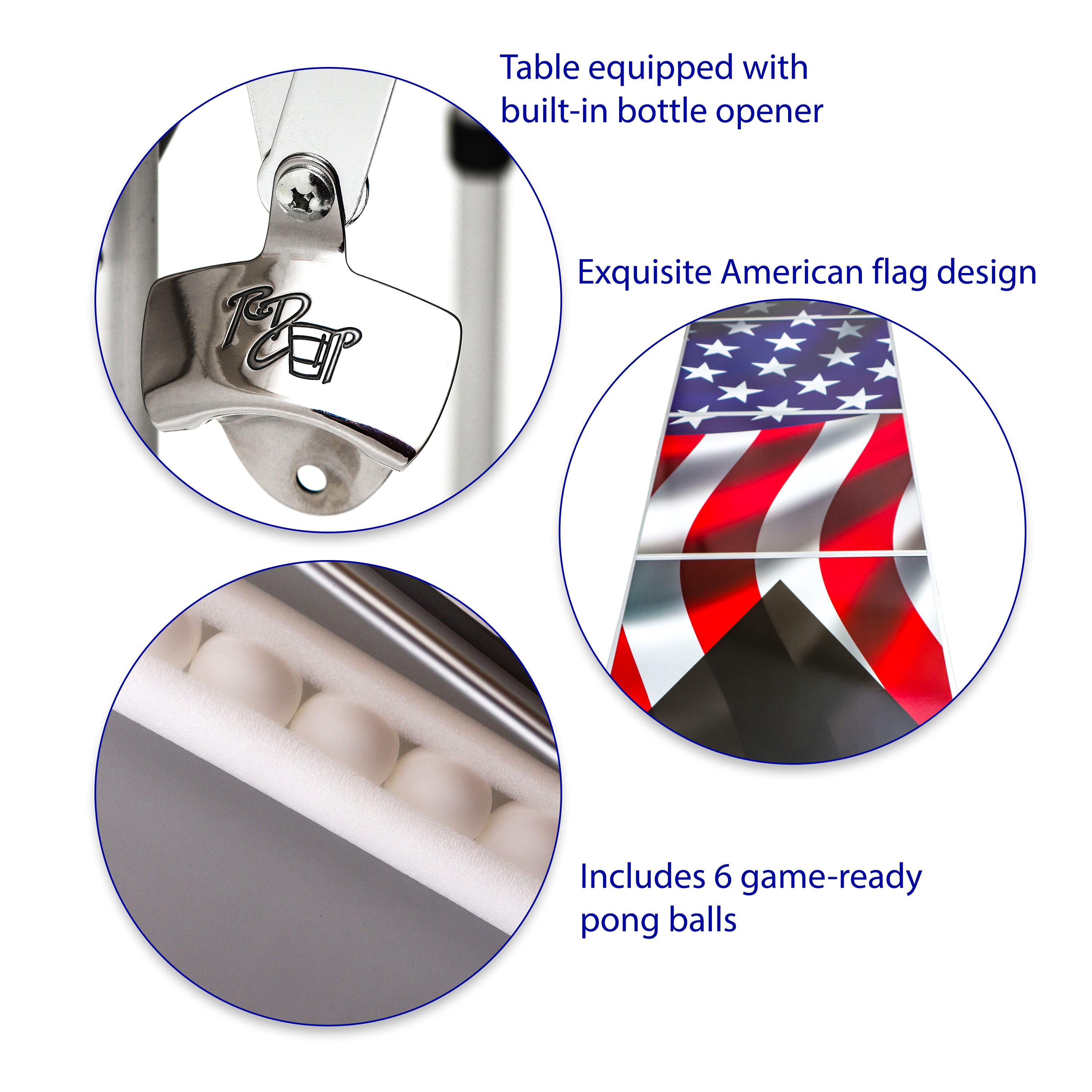 Trademark Innovations BPT-USFLAG8 Portable-Party-Game - View #5