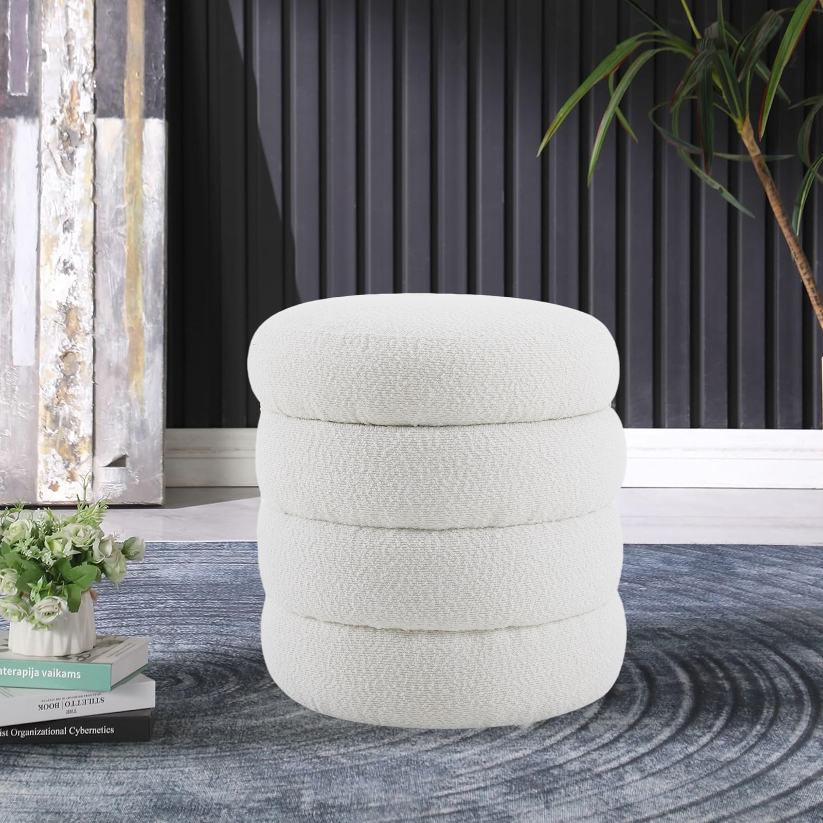 BWE A-9STOOL-05-WH Indoor-Ottomans - View #6