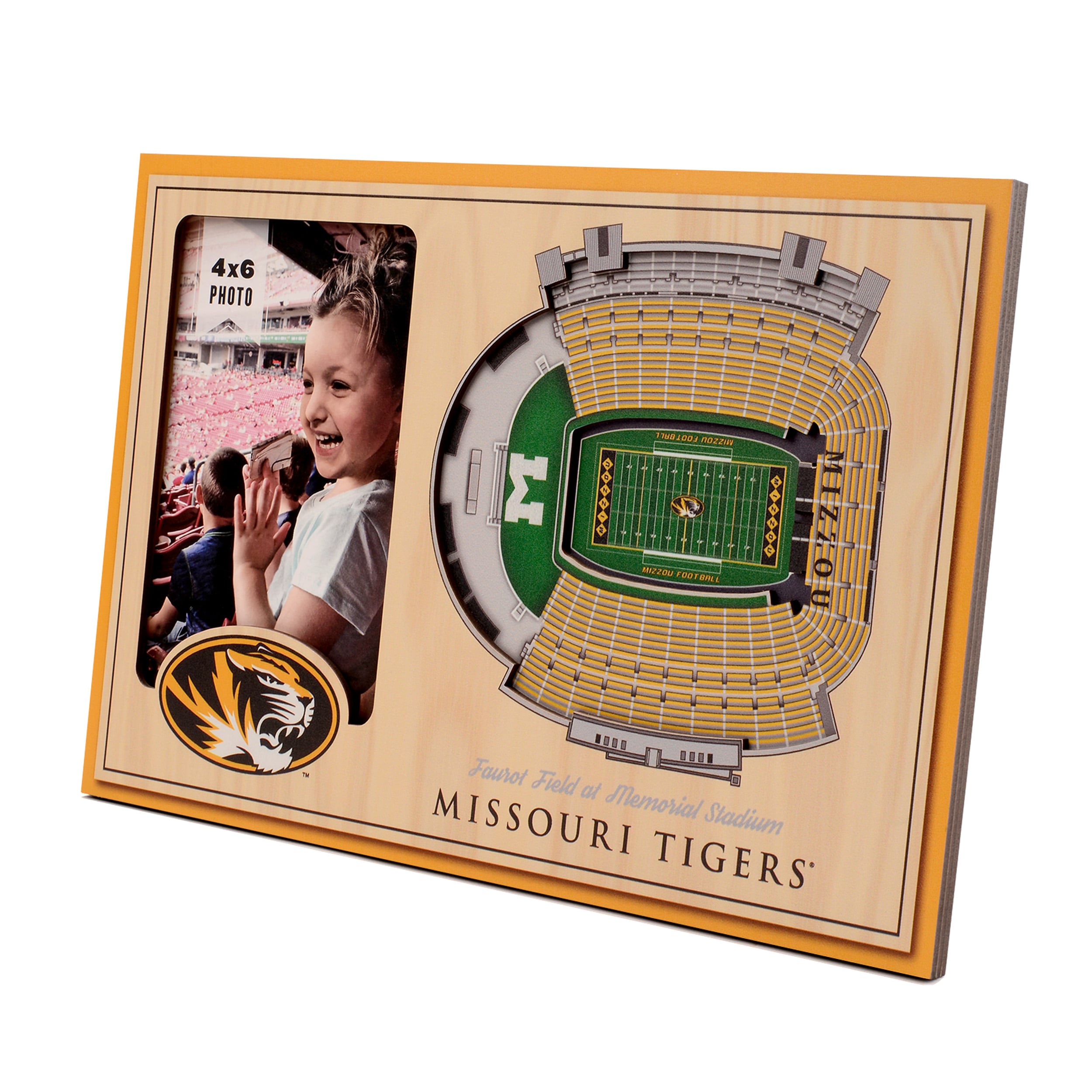StadiumViews 9024446 Team Colors Wood Picture Frame (8-in x 12-in)
