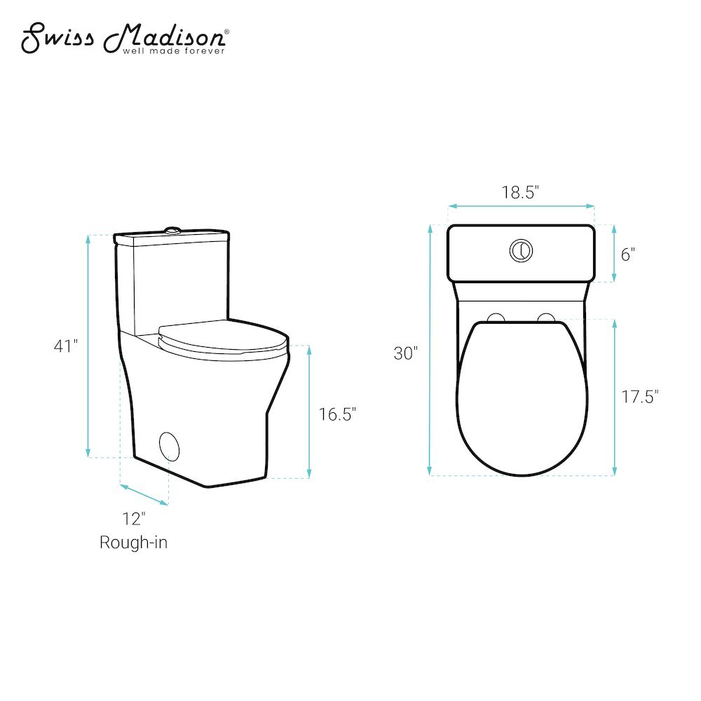 Swiss Madison SM-5-2T257 toilets - View #8