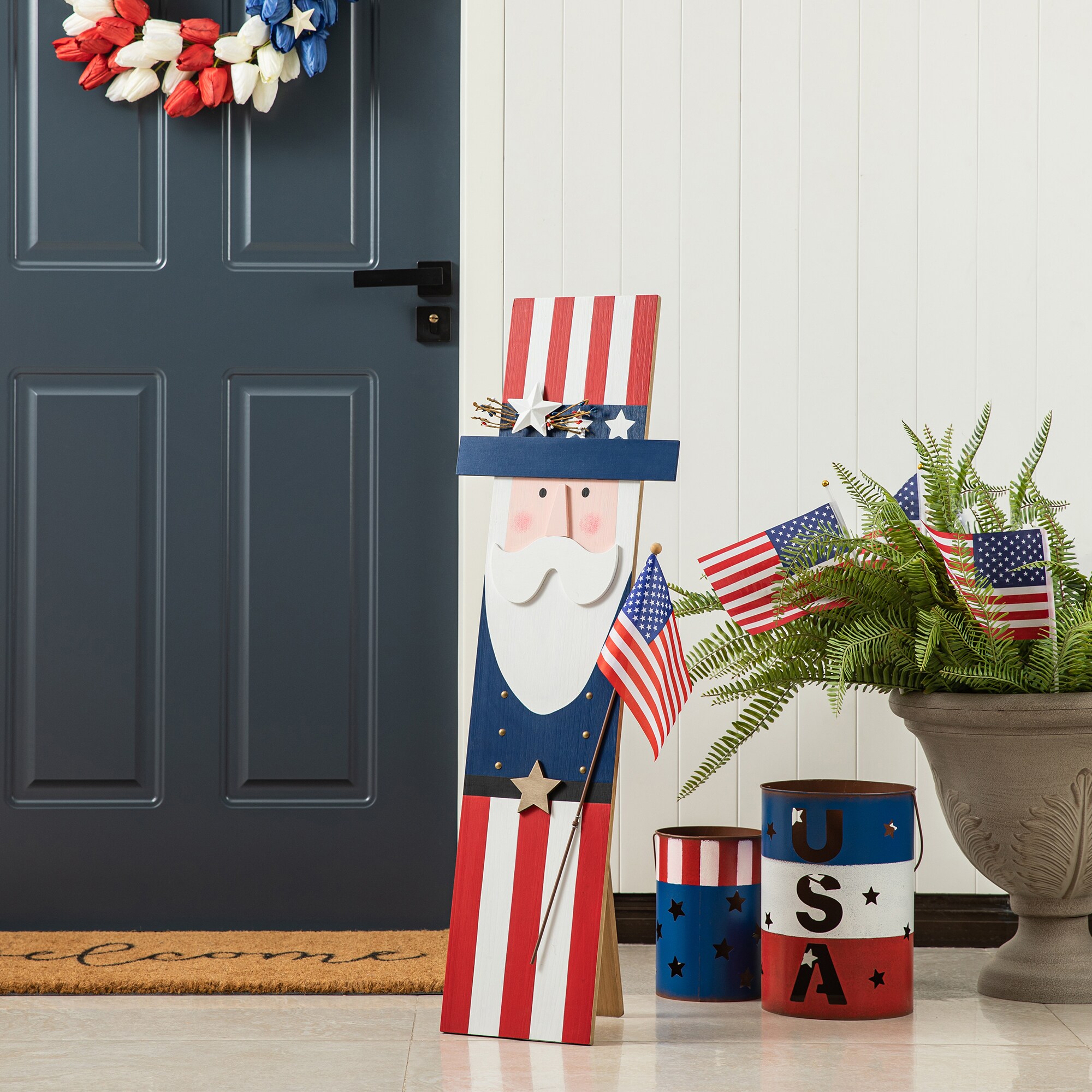 Glitzhome 2015600013 Indoor-Spring-Decorations - View #3