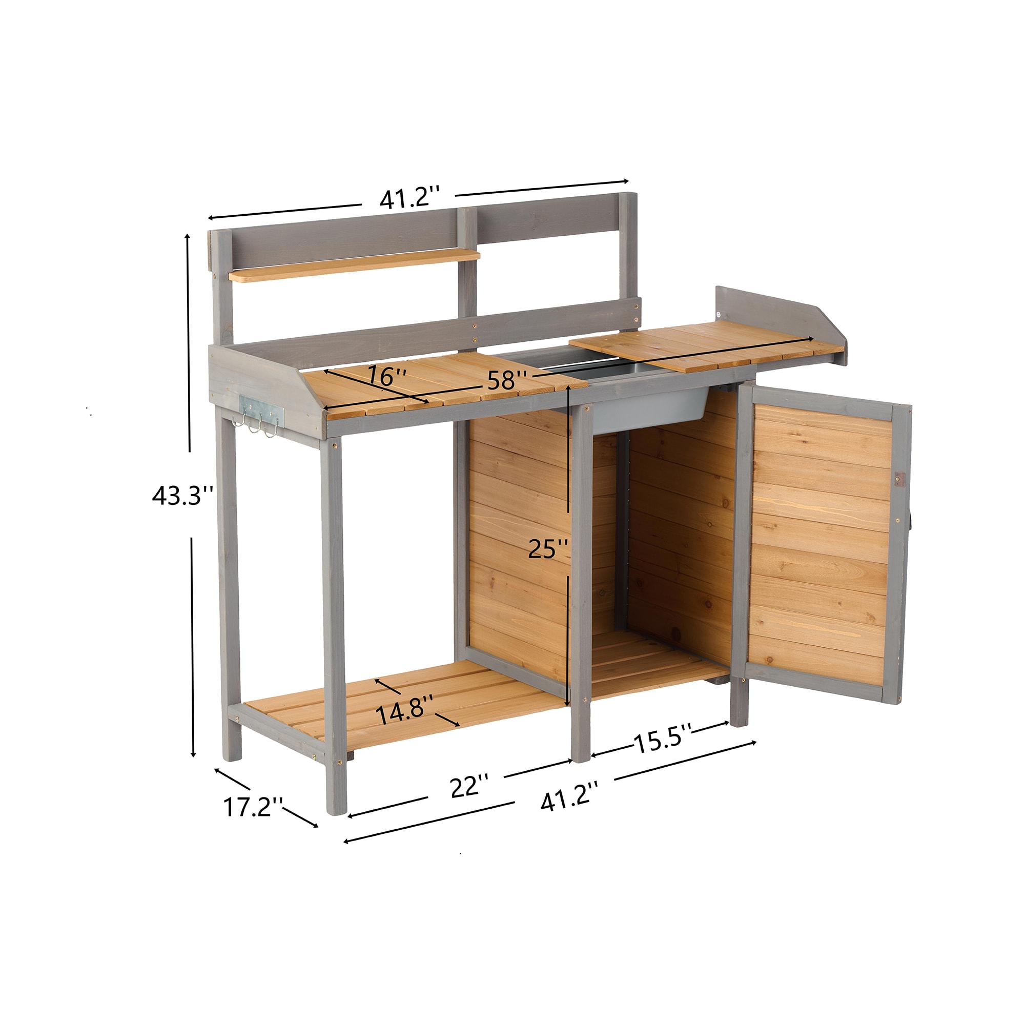 Bybafun YE3300003 Potting-Benches - View #8