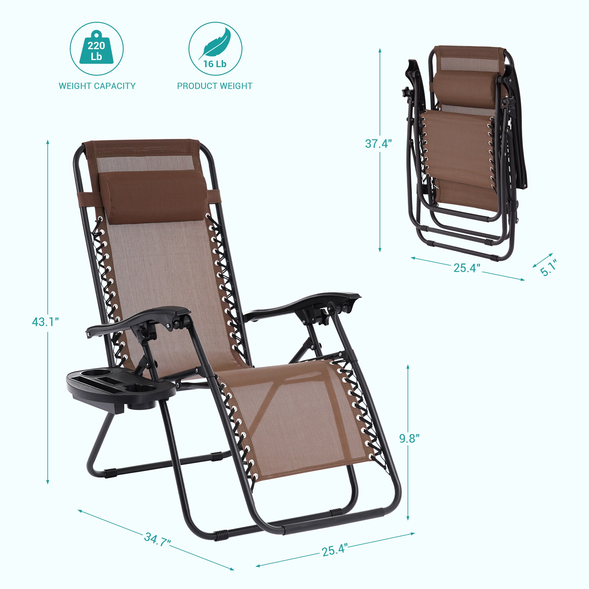 ACEGOSES LW-LF002BN Patio-Chairs - View #3