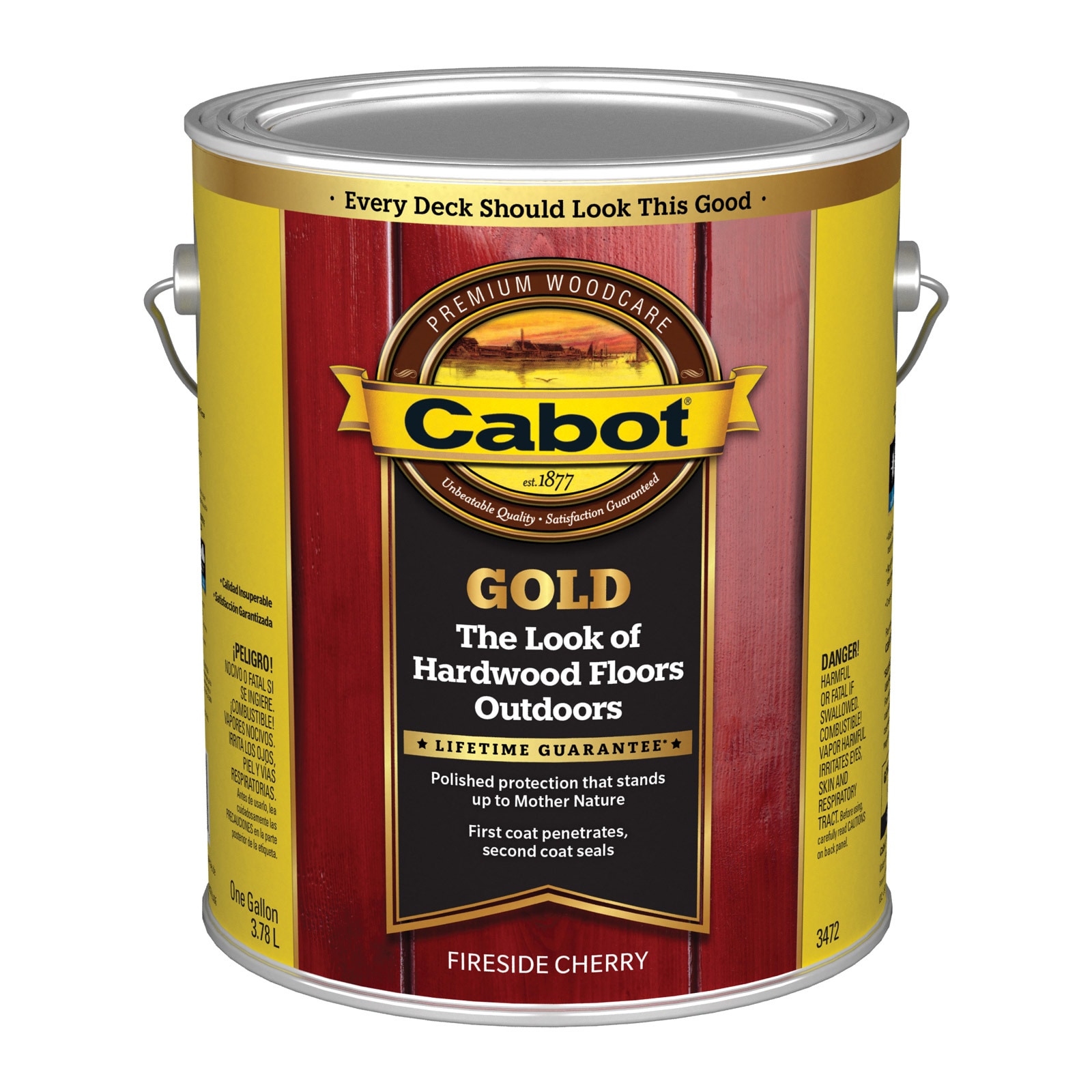 Cabot Gold Pre-tinted Fireside Cherry Transparent Exterior Wood
