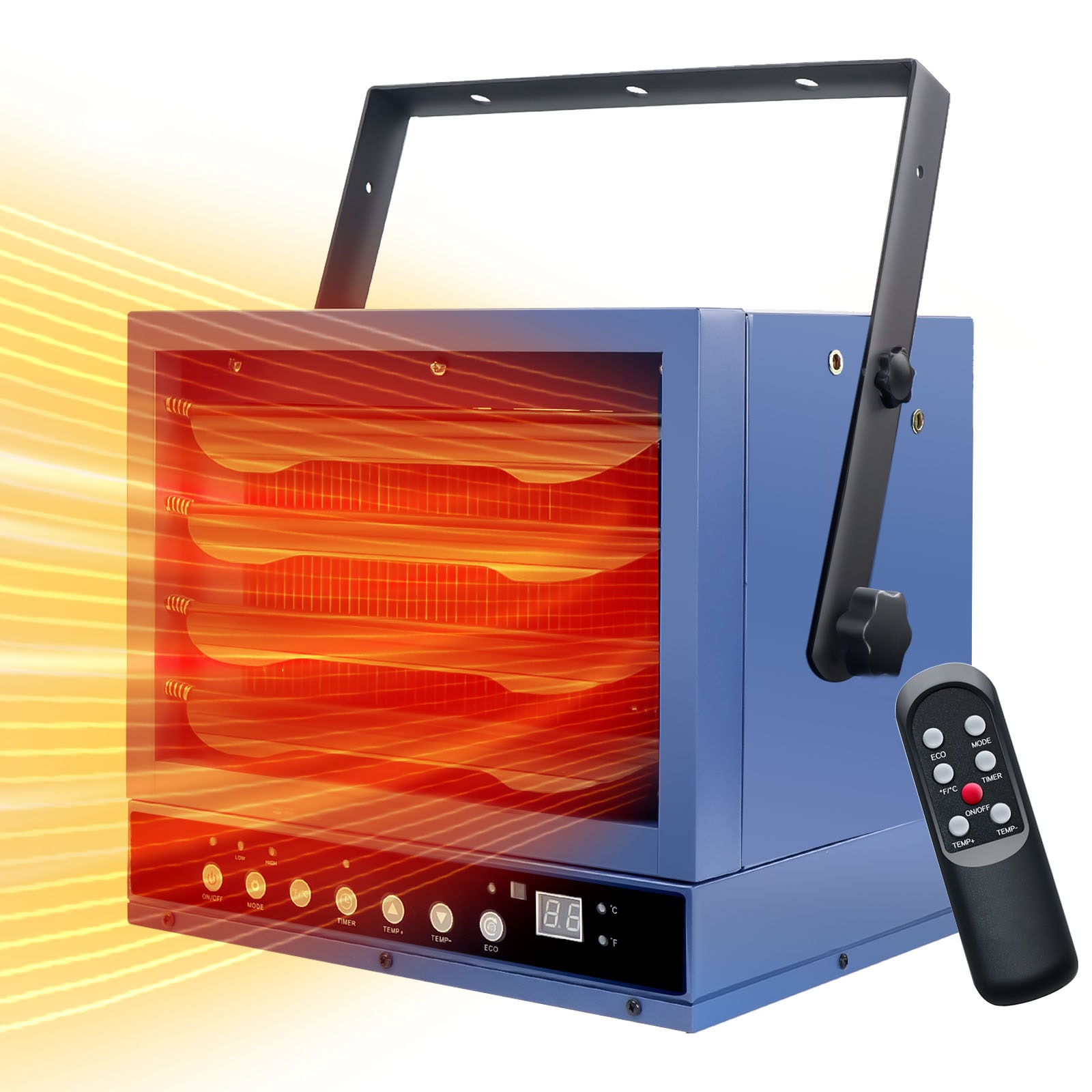 TEMPWARE TW7500ER-EC Up to 7500-Watt with Thermostat and Energy Saving Setting
