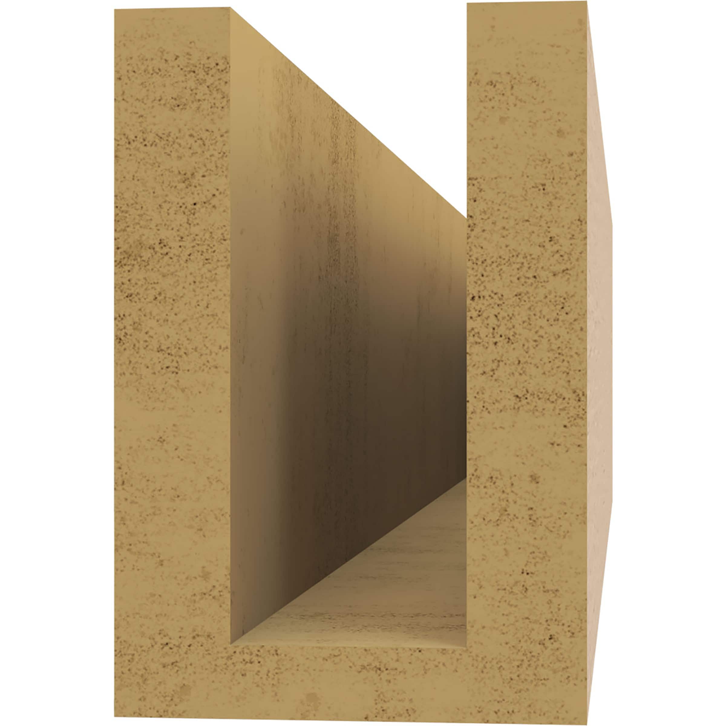 Ekena Millwork RFTU04X06X24BLKRCPR Exterior-Brackets-Braces - View #4