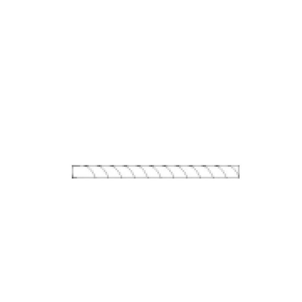 American Olean SL10P612HCSP Starting Line White Gloss 1/2-in x 6-in Ceramic Pencil Tile (0.02-sq. ft/ Piece)