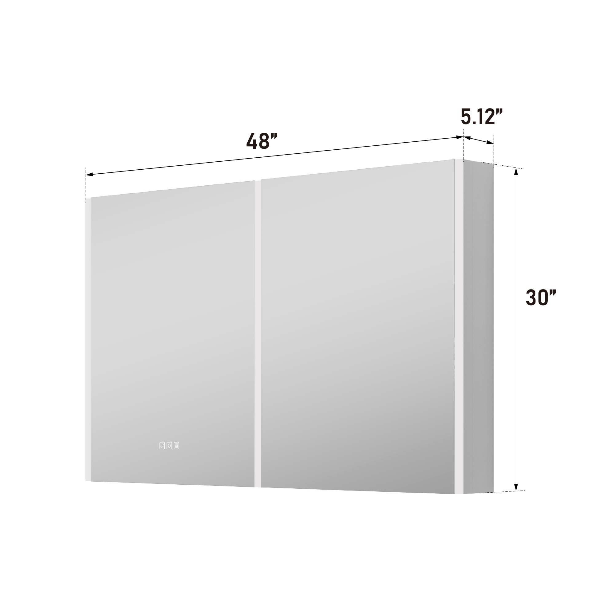 WELLFOR W14MCL4830 Bathroom-Medicine-Cabinets - View #13
