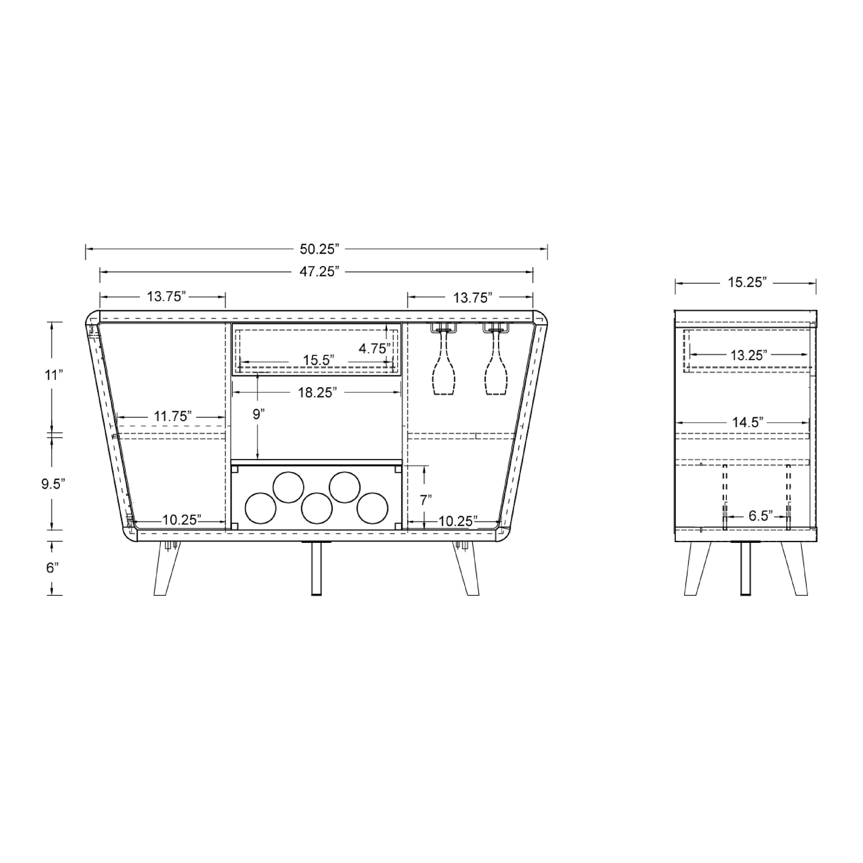 Furniture of America IDI-161549 Dining-Kitchen-Storarge - View #10