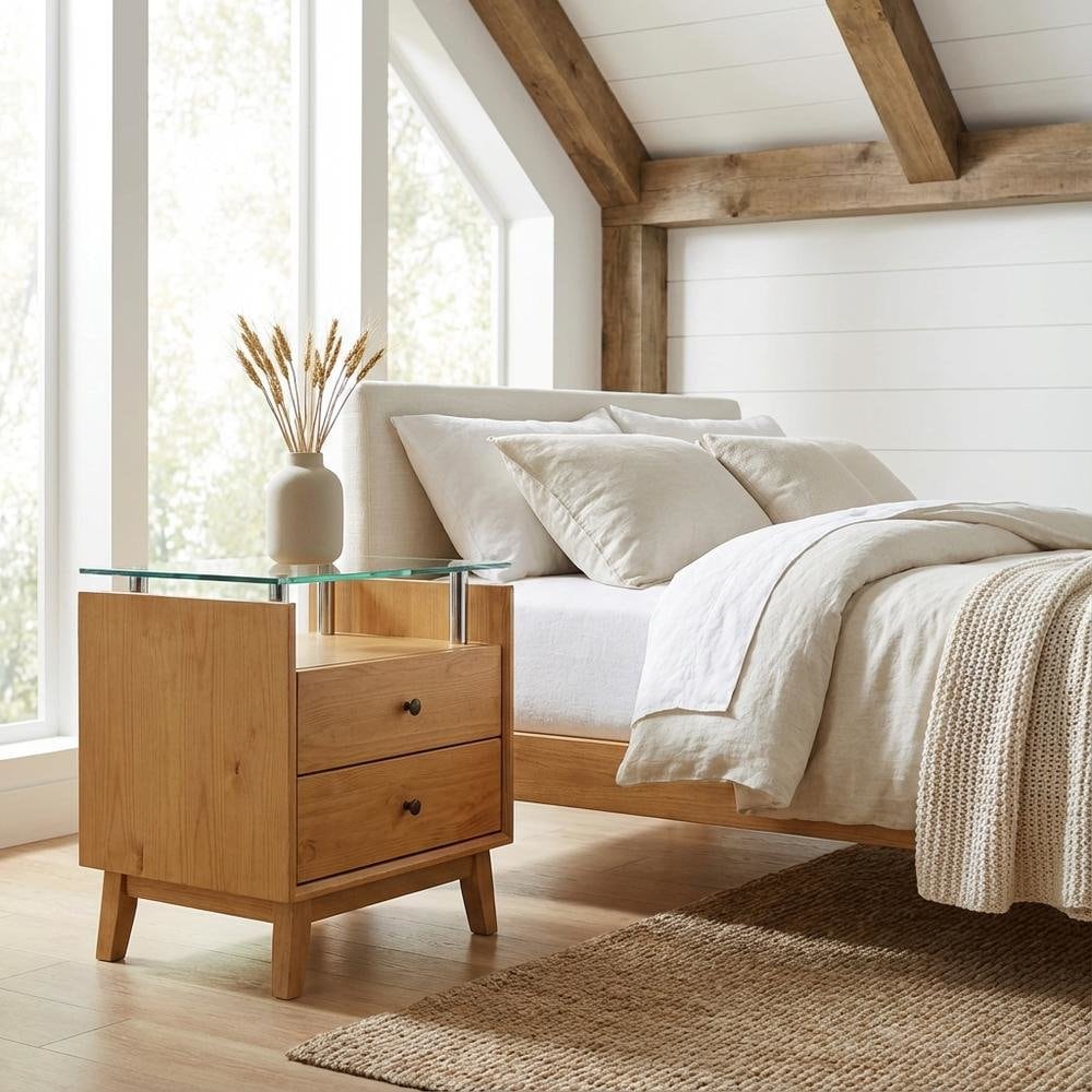FurniFact BO3785591WHT nightstands - View #2