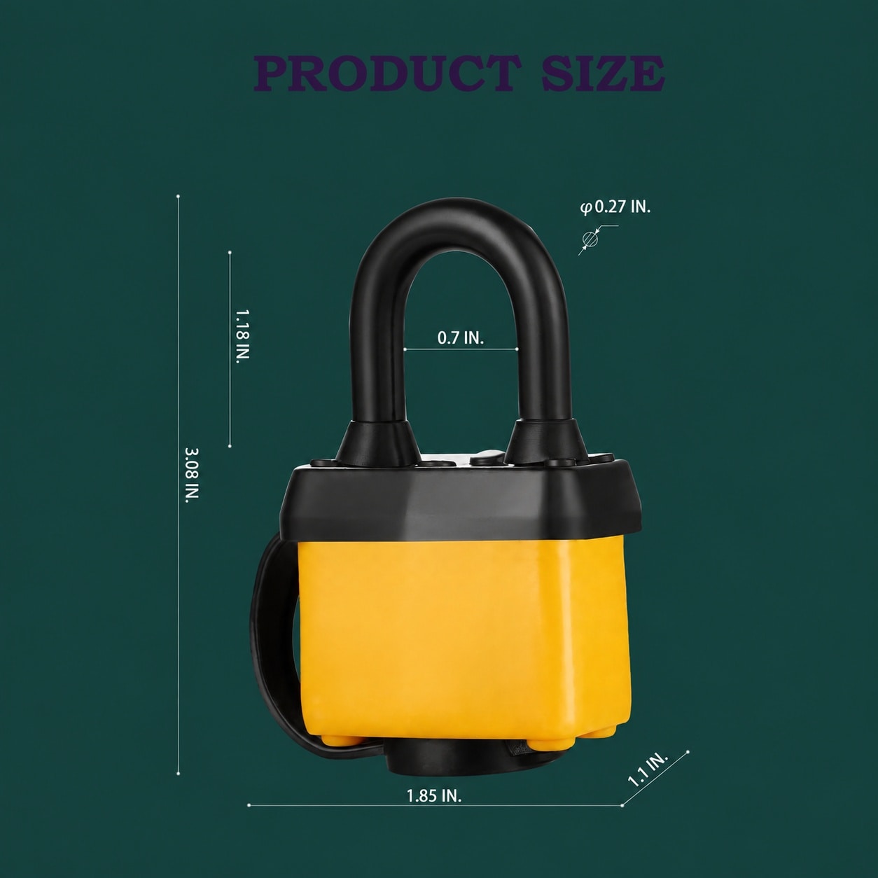 DYRCJ LDY0826Y0441 Padlocks-Locks-Cables - View #2