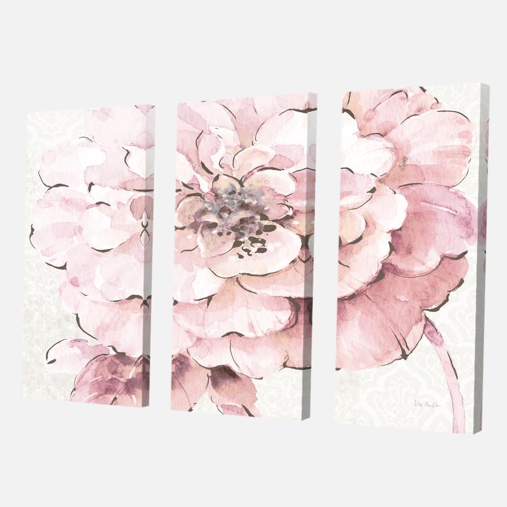 Designart Designart 'Indigold Shabby Peonies Pink' Farmhouse Gallery ...