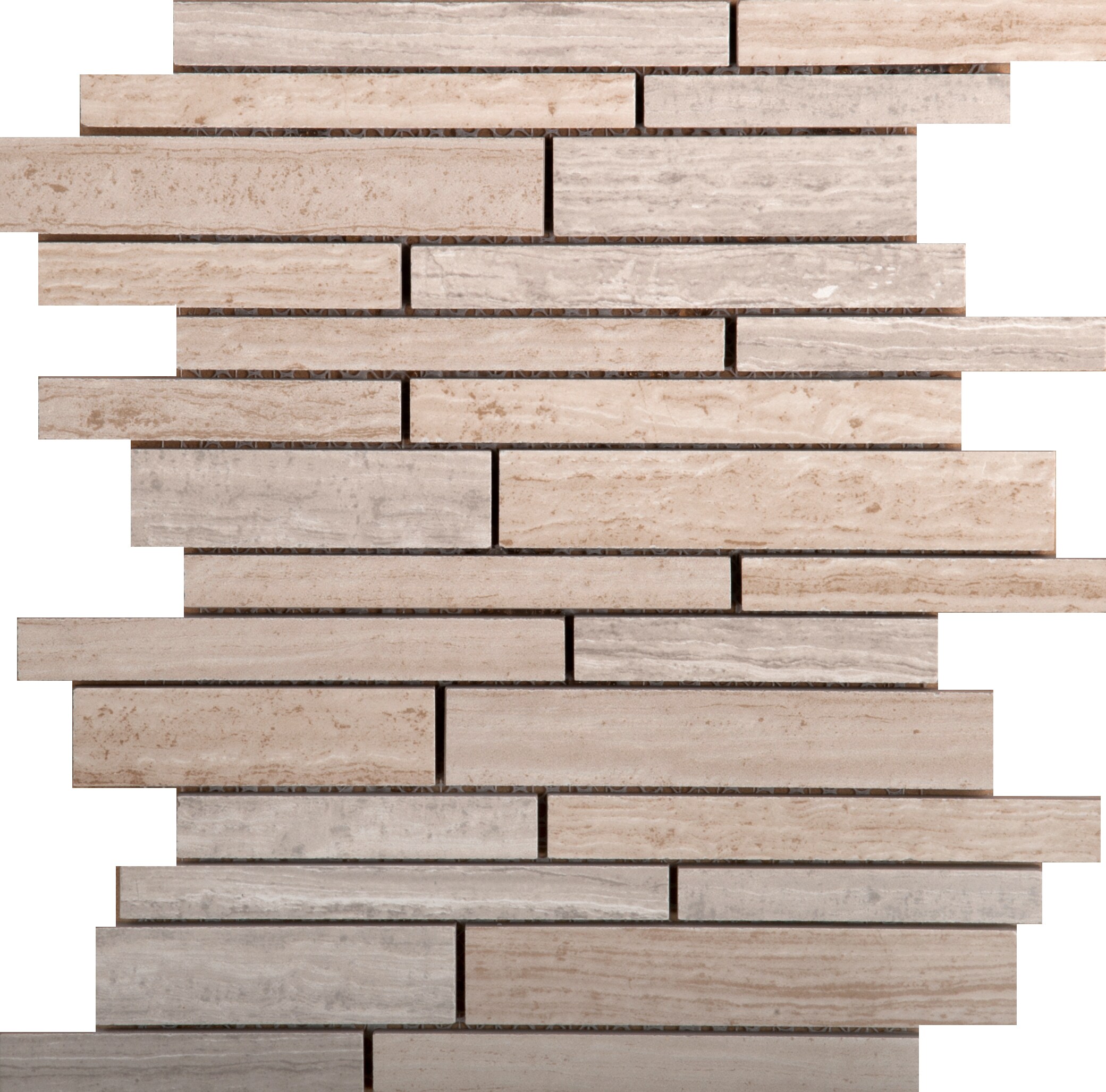 Emser F72AMBICO1012MOL Ambiance 11-Pack Coast 10-in x 12-in Glazed Porcelain Stone Look Tile