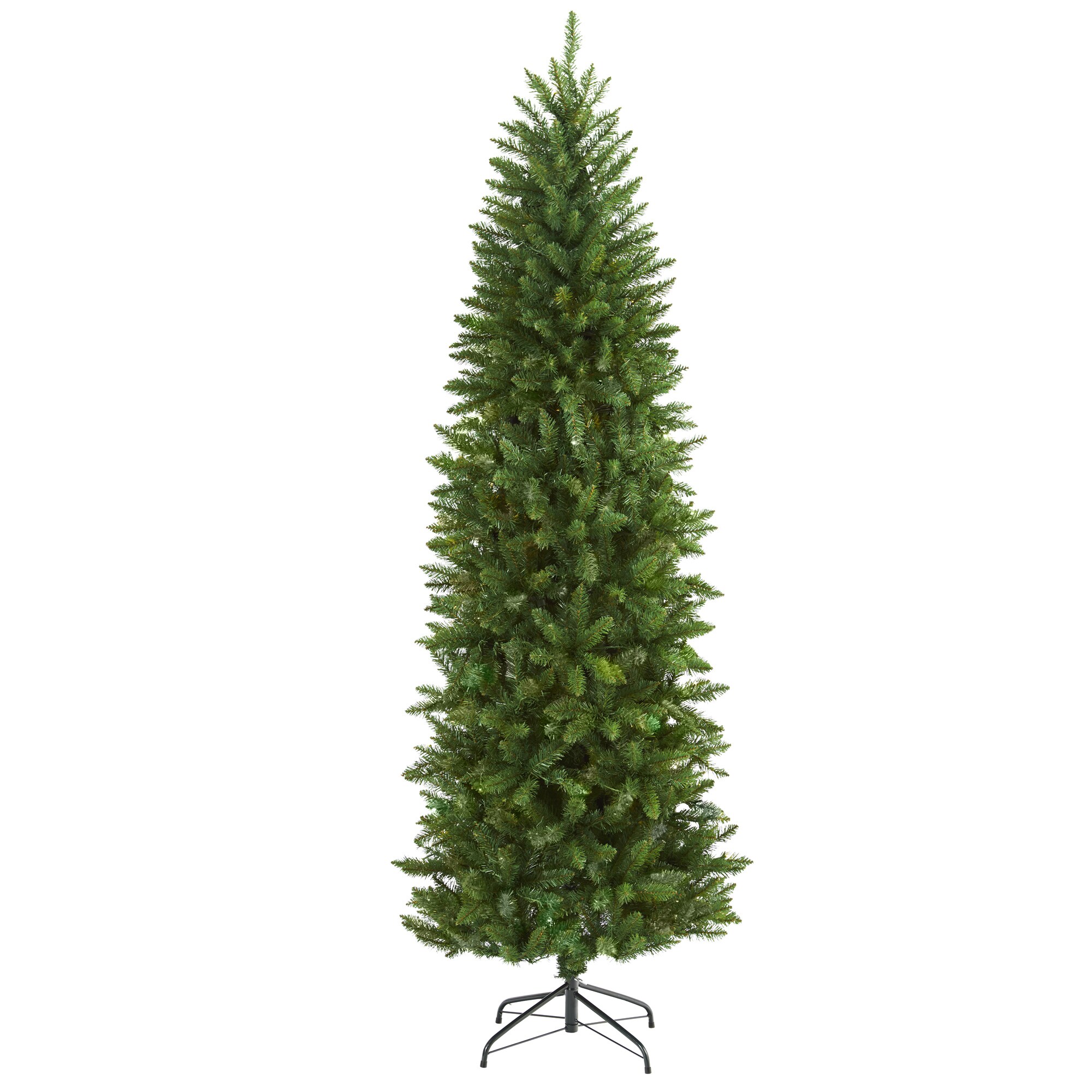 Nearly Natural T4490 6.5-ft Pine Slim Artificial Christmas Tree