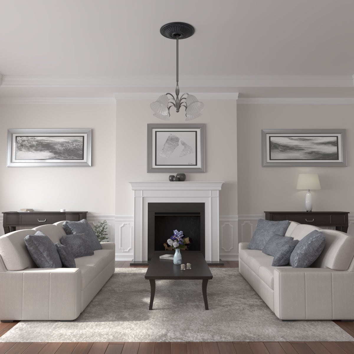 Ekena Millwork CM23MOSGS Ceiling-Medallions - View #4