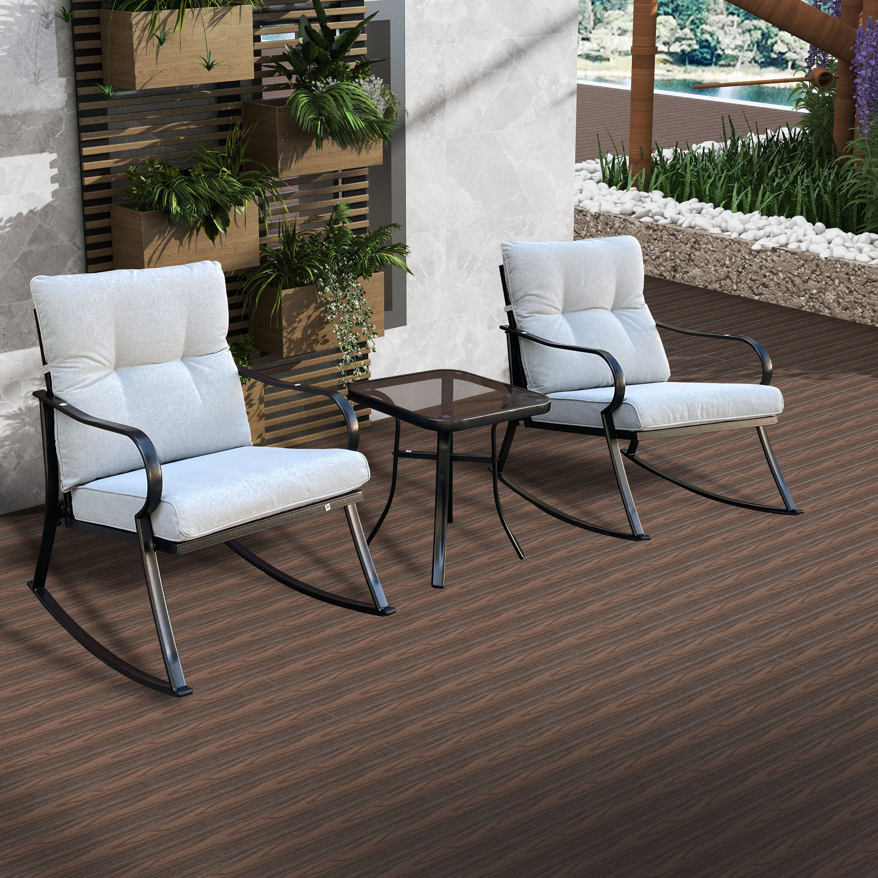 Hrinhom HC-RC01-OW Patio-Chairs - View #4