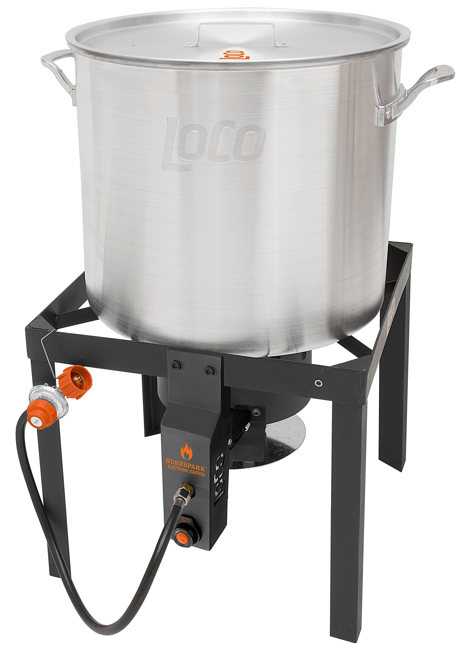  FEASTO 80QT Outdoor Propane Aluminum Boiling Pot with Basket,  Crab Steaming, Crawfish Boil, Seafood Boil Pot, Crawfish Cooker, Low  Country Boil Pot, Non-Assembly Frame Stand : Patio, Lawn & Garden