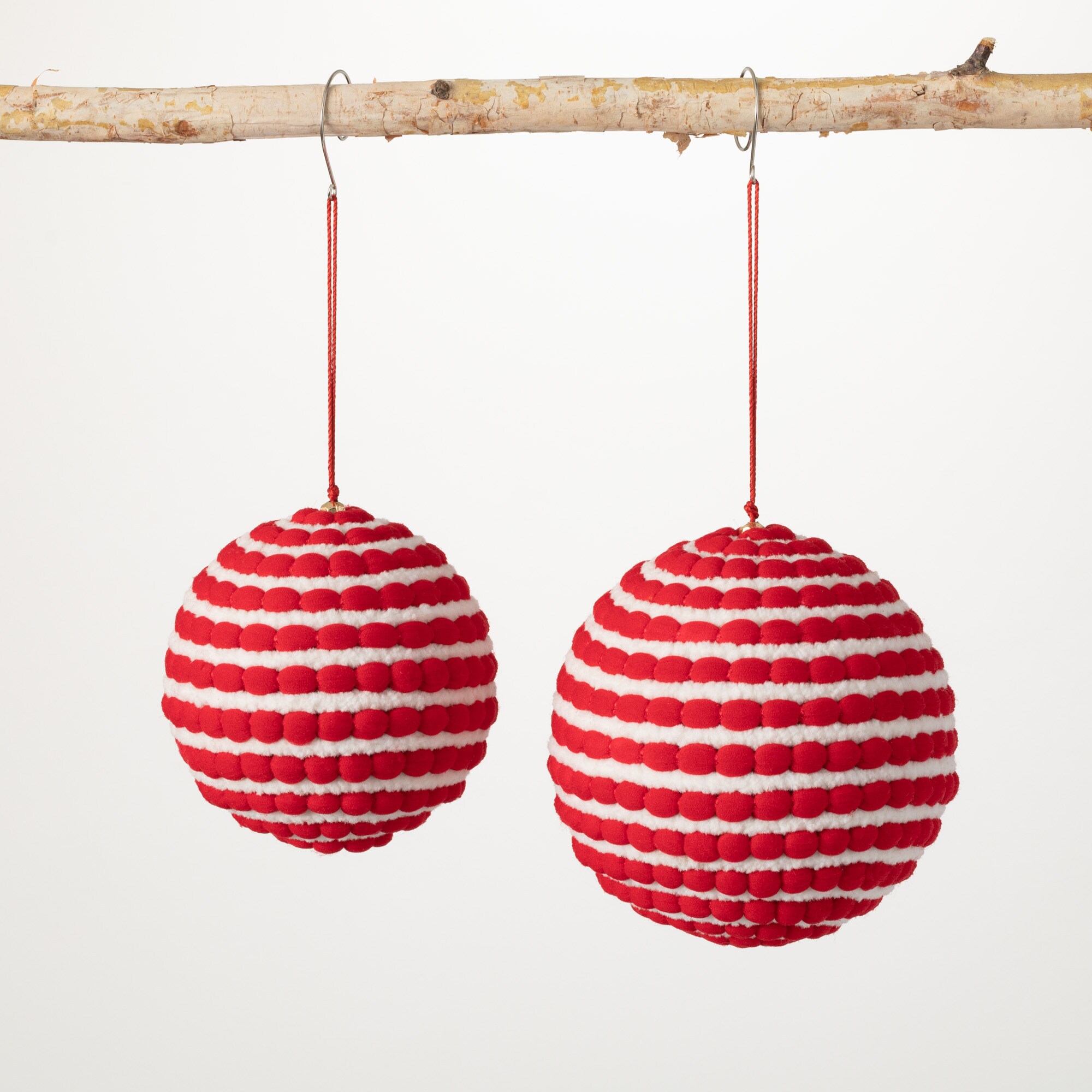 Sullivans OR10272 2 -Pack Red Ball Standard Indoor Ornament set