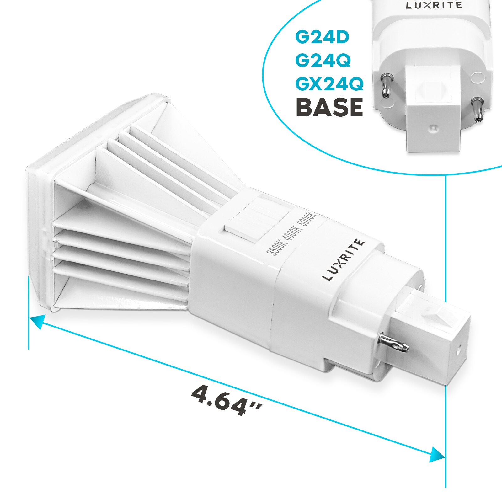 Luxrite 85-Watt EQ Vertical Color-enhancing G24d-1 Pin Base LED 