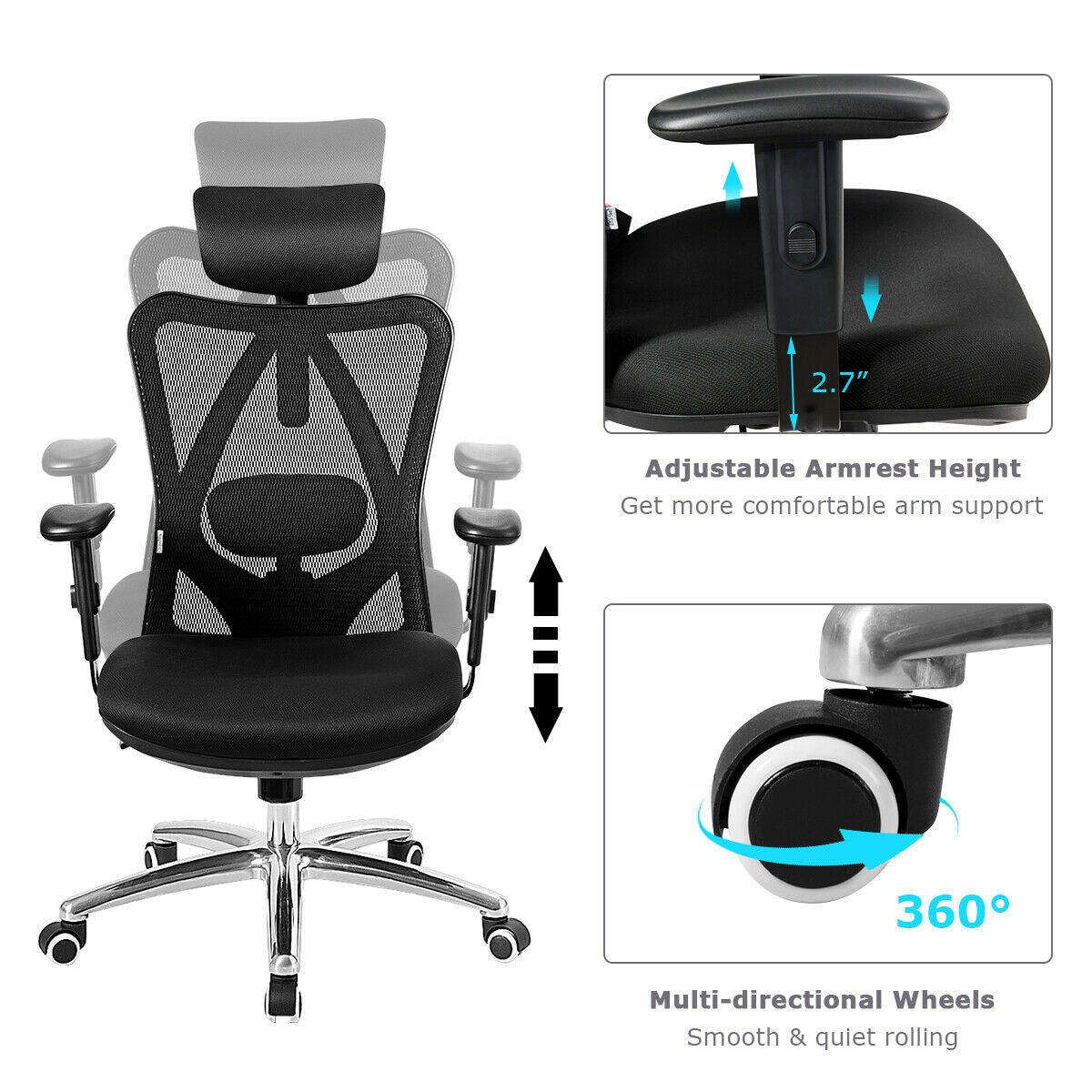 CASAINC WF-HYSN-62423 Office-Chairs - View #7
