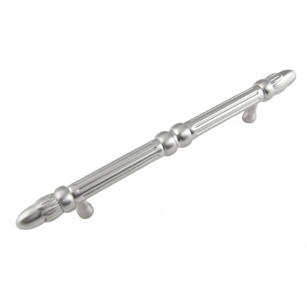 RK International CP 860-P 5-in , Satin nickel Cylindrical Bar Drawer Pulls