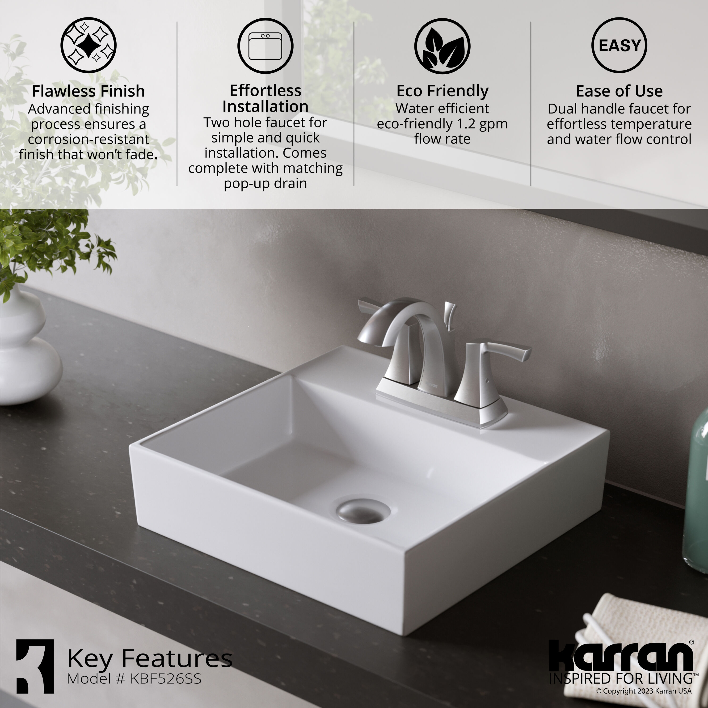 Karran KBF526SS Lavatory-Faucets - View #6