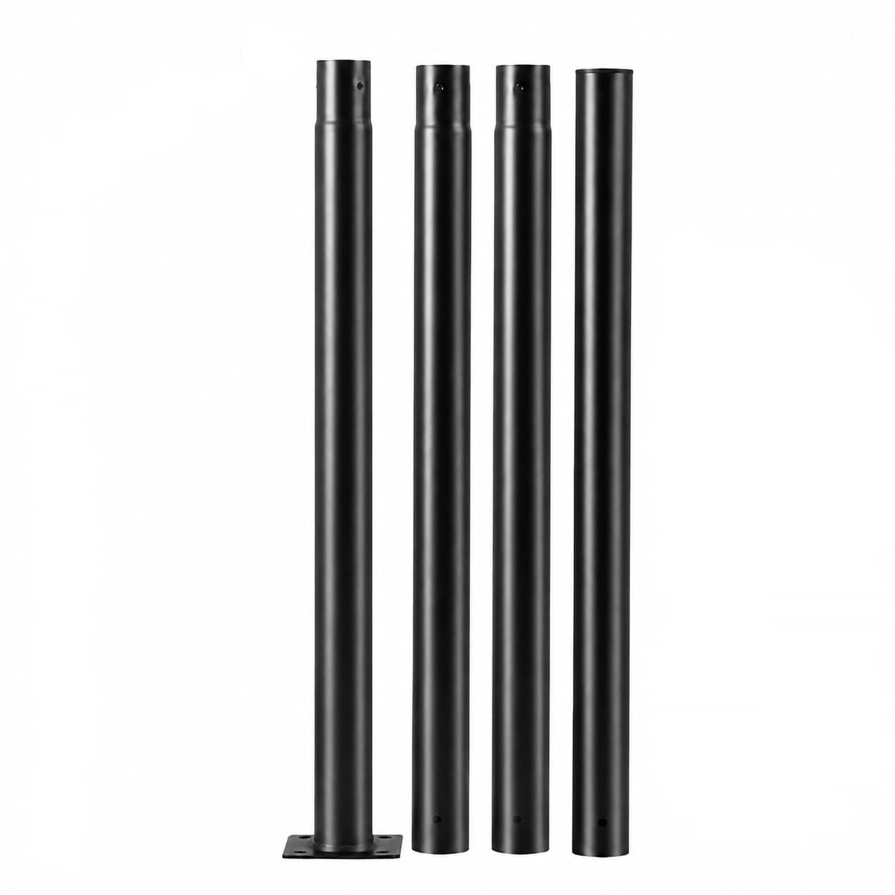 Aoibox  13 ft Galvanized Steel Outdoor Street Light Pole for Solar Lighting Parking Lots Parks Basketball Courts