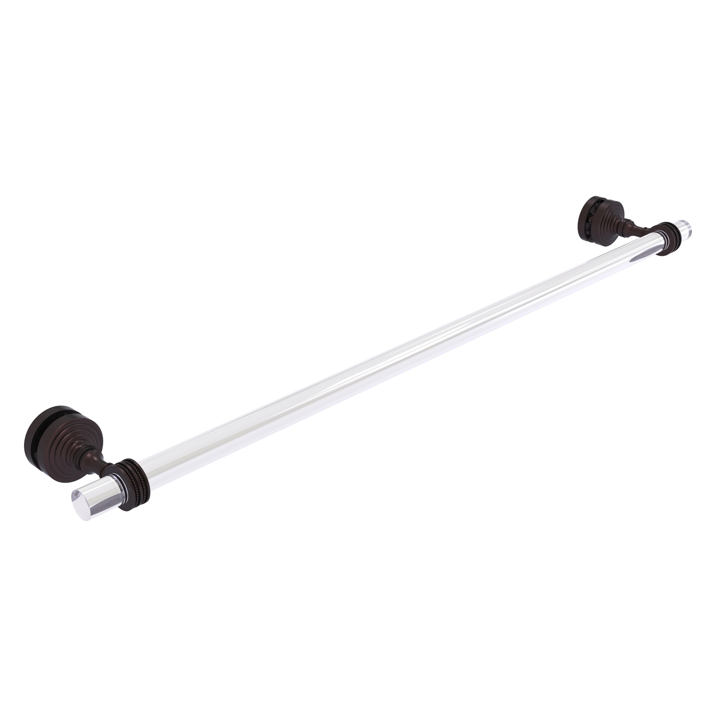Allied Brass PG-41D-SM-30-ABZ Pacific Grove 30-in Antique Bronze Wall mount Single Towel Bar
