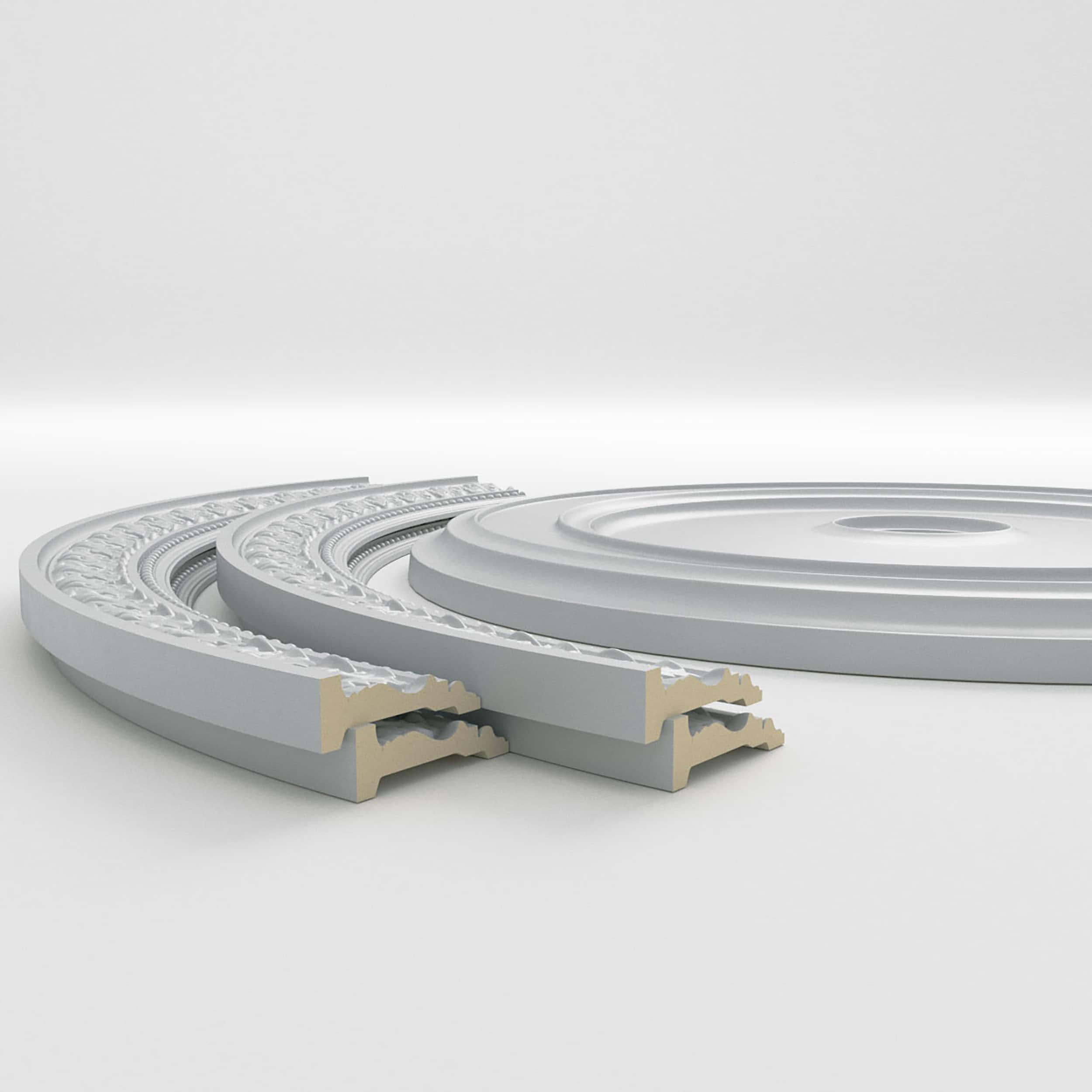Ekena Millwork CRM70PM41CL Ceiling-Rings - View #3