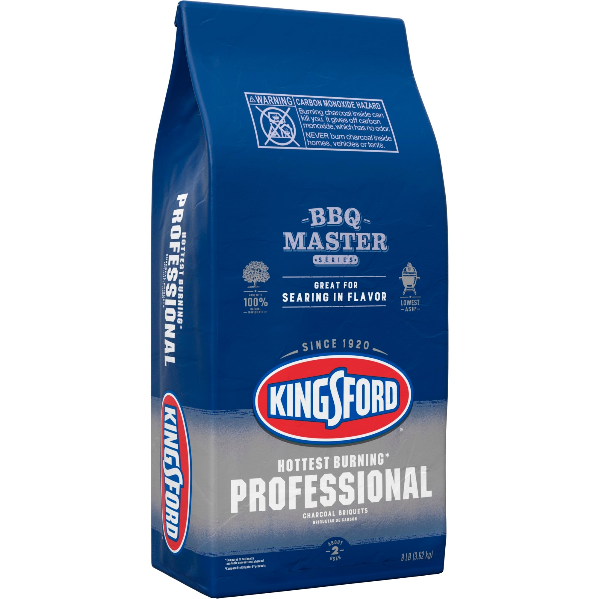 Kingsford 4460032101 BBQ Master Professional 8-lb Charcoal Briquettes