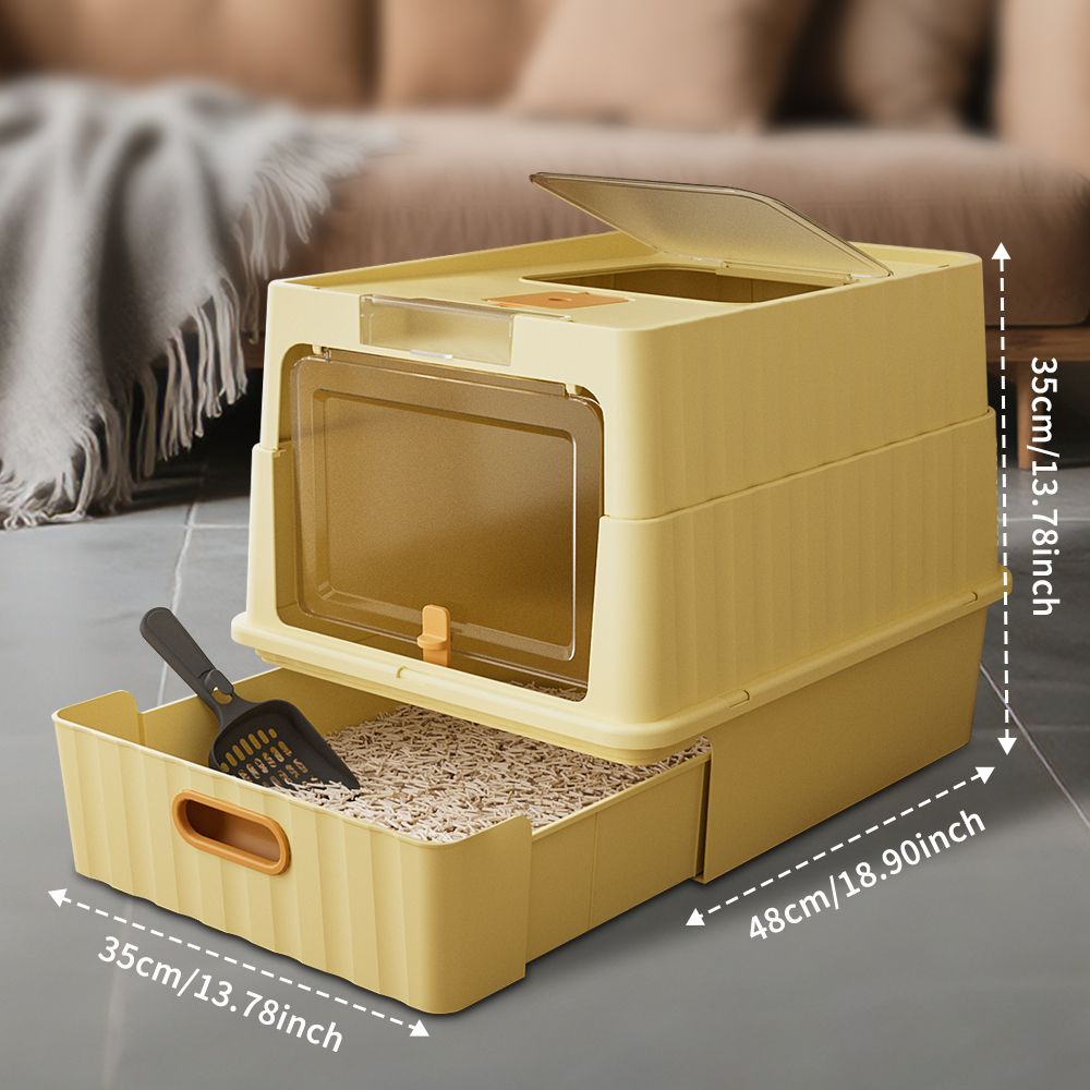 JUSHUA FL-7HYVIA Cat-Litter-Box - View #2