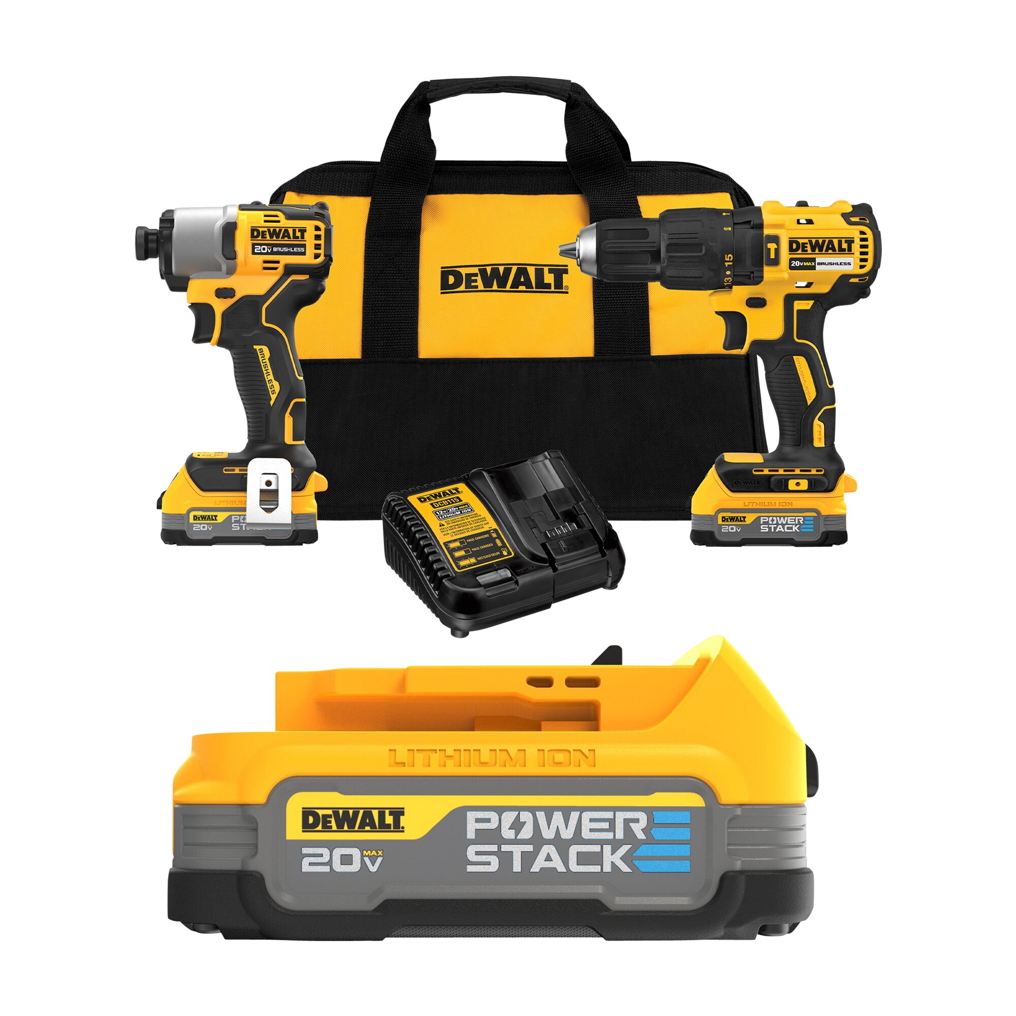 BATTERIES DEWALT SOFT SIDED 12.75" TOOL BAG HOLDS 2 TOOLS CHARGER+ USA NEW 