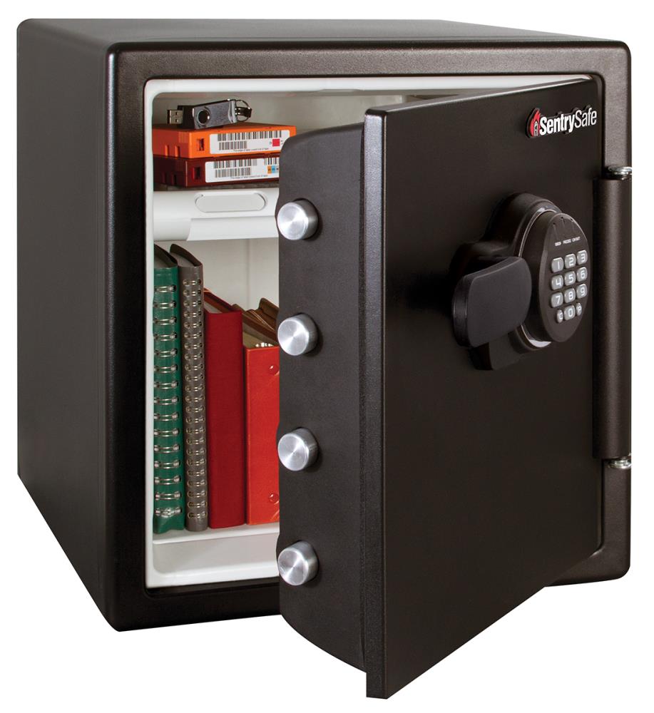 SentrySafe 1.23-cu ft Fireproof and Waterproof Floor Safe with Electronic/Keypad  Lock at