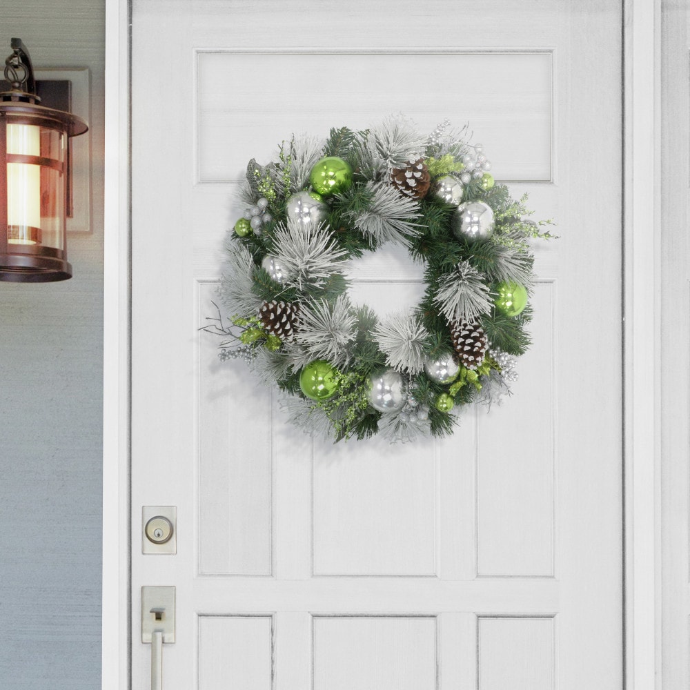 Puleo International 3773A-W24 Artificial-Christmas-Wreaths - View #2