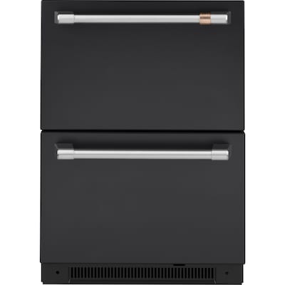 Cafe 24-in Built-In/Freestanding 2-Drawer Refrigerator (Matte Black) Lowes.com
