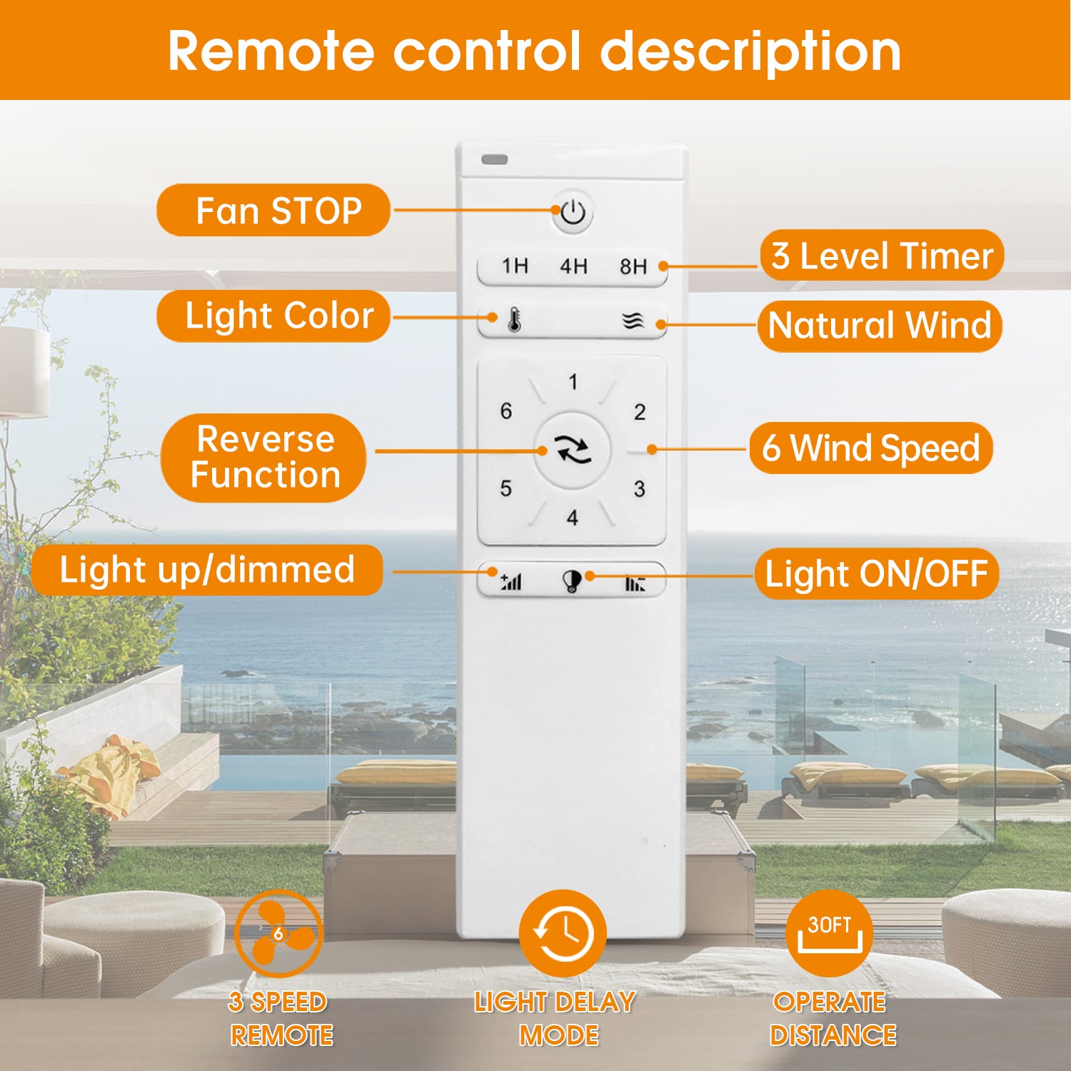 Clihome HS-AP-52144 Ceiling-Fans - View #6