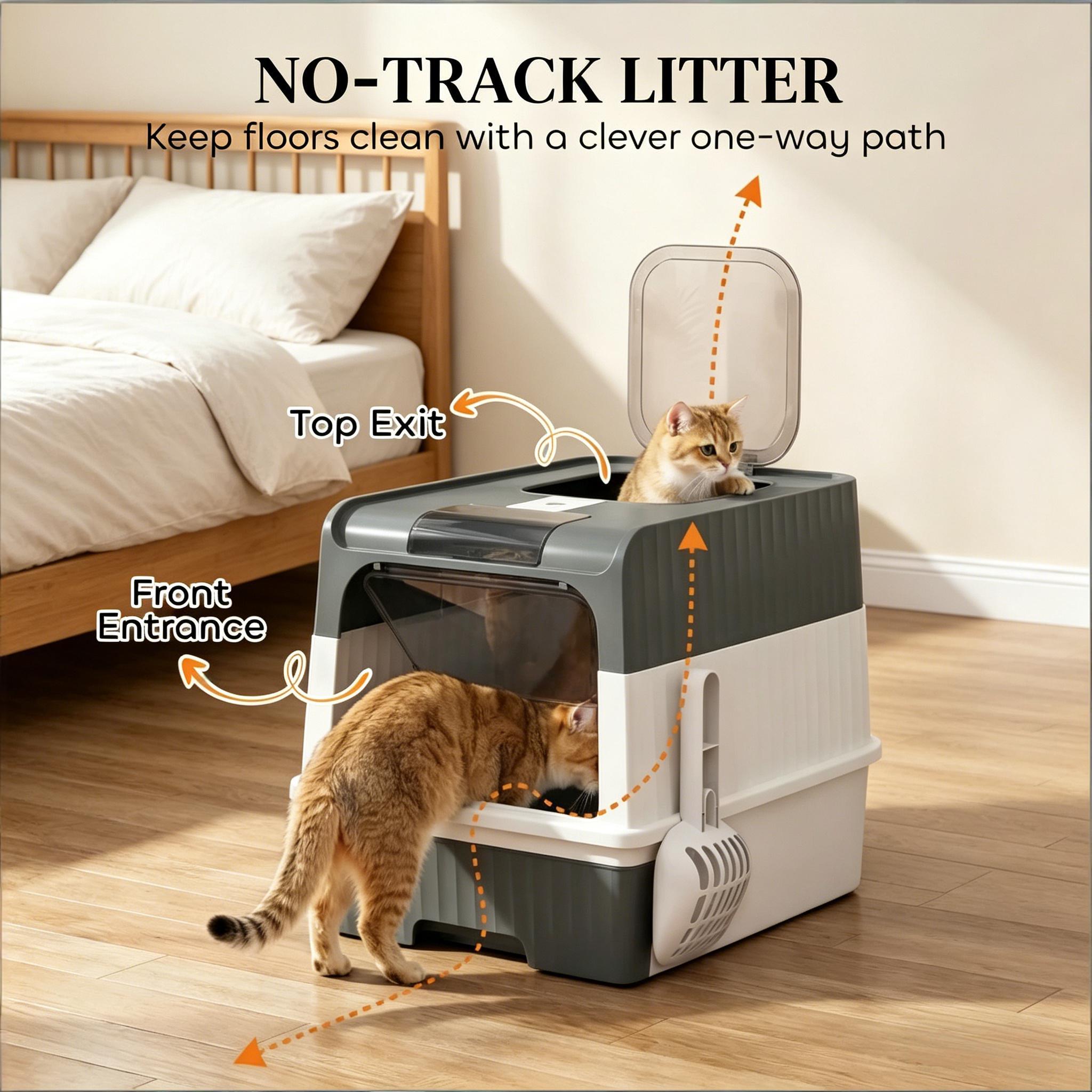Tinyhomie LW-JA-P500180T3971 Cat-Litter-Box - View #5