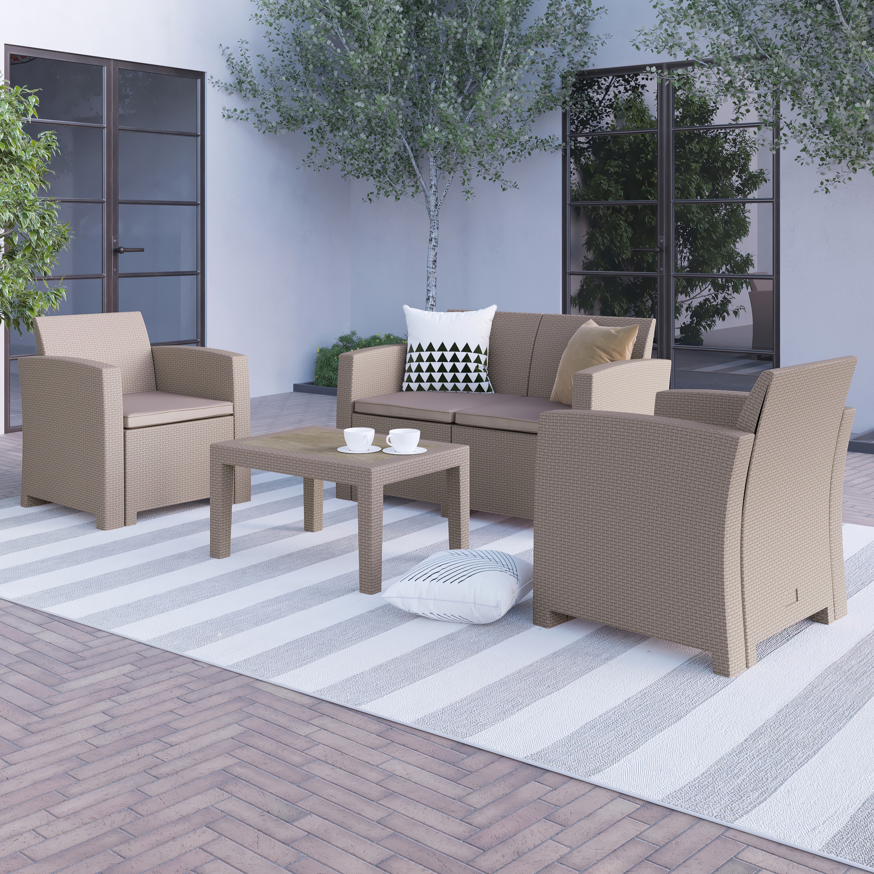 Flash Furniture 889142215745 Patio-Conversation-Sets - View #4