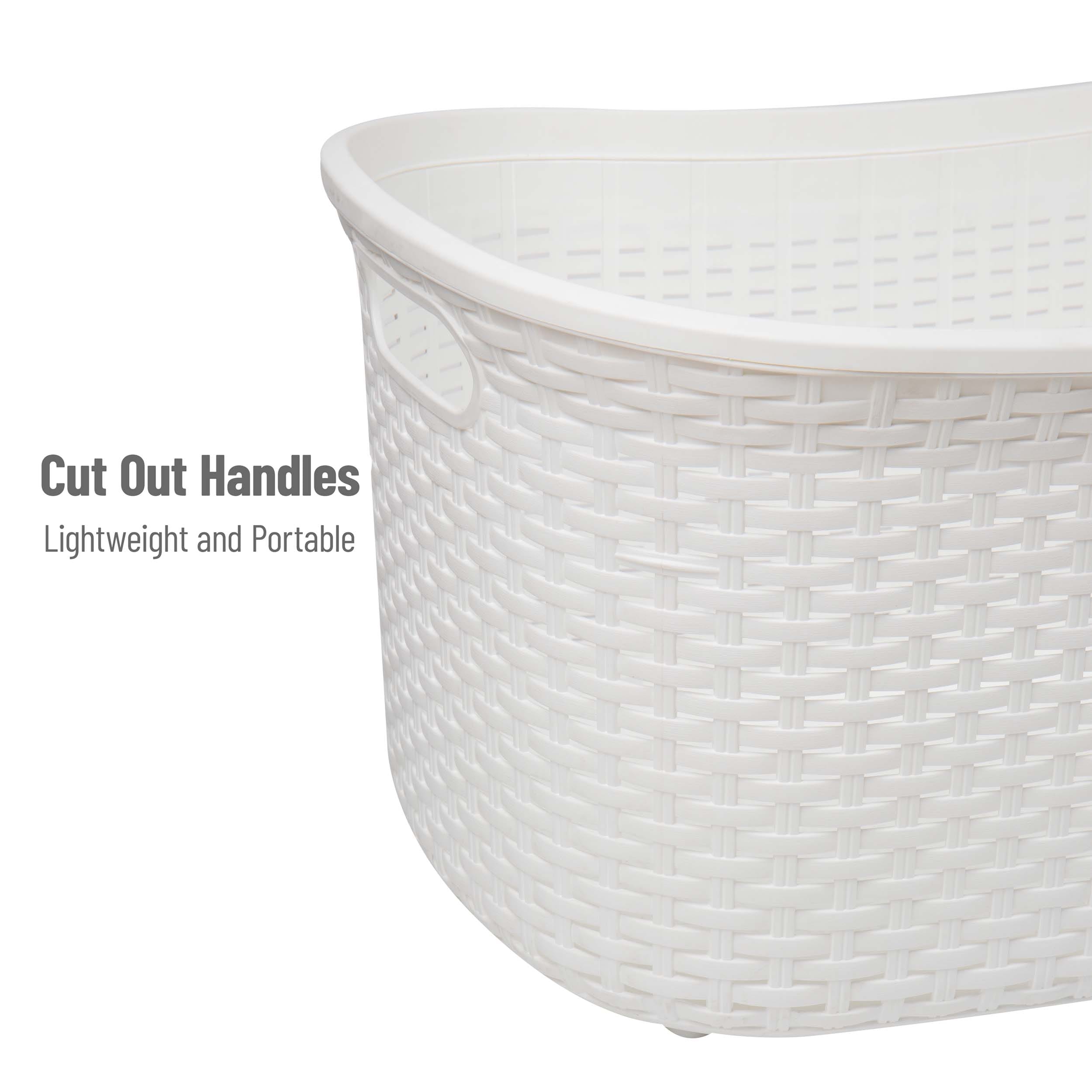 Mind Reader 40LBASK2PK-WHT Hamper-Baskets - View #4