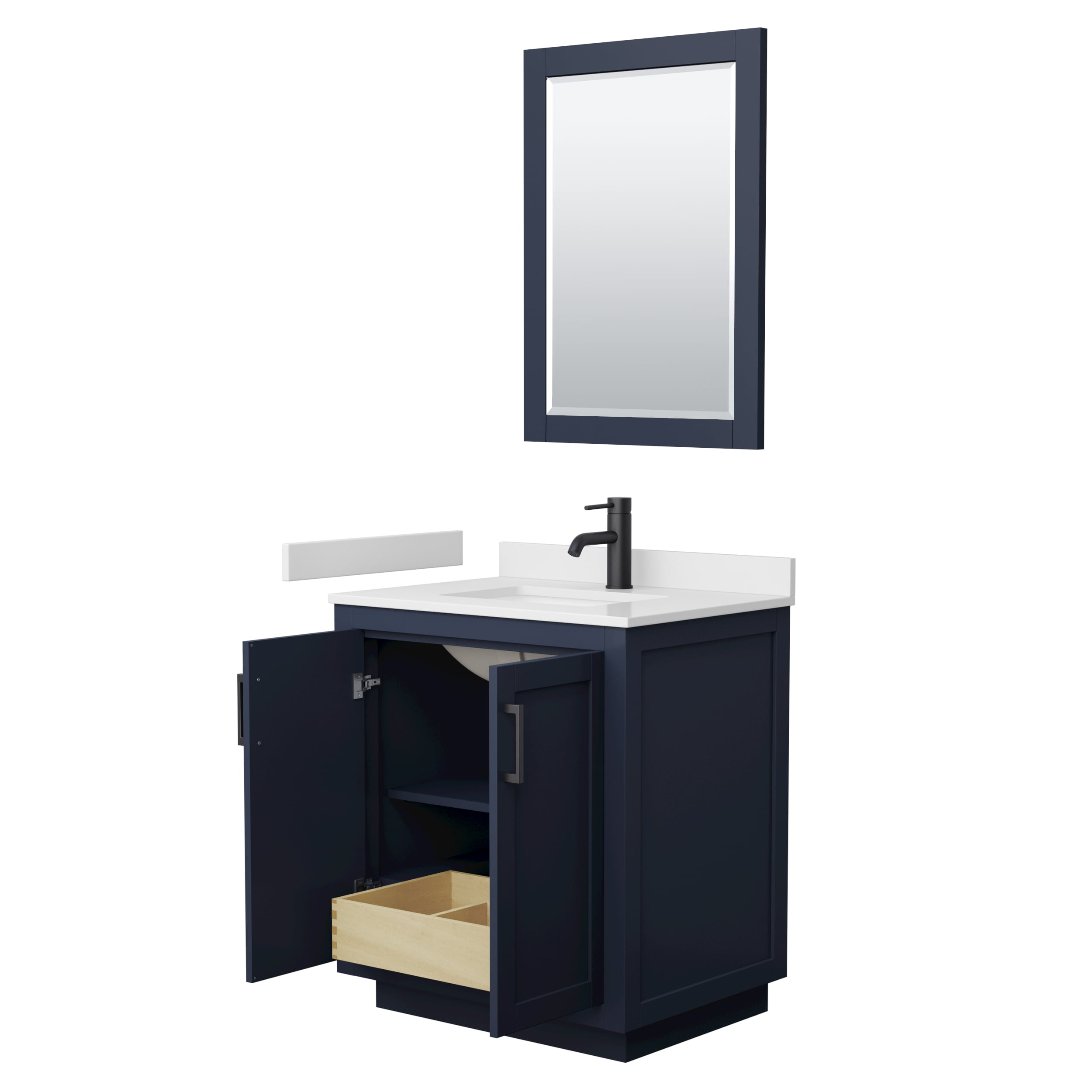 Wyndham Collection WCF292930SBBWCUNSM24 Bath-Vanity-Combo - View #3