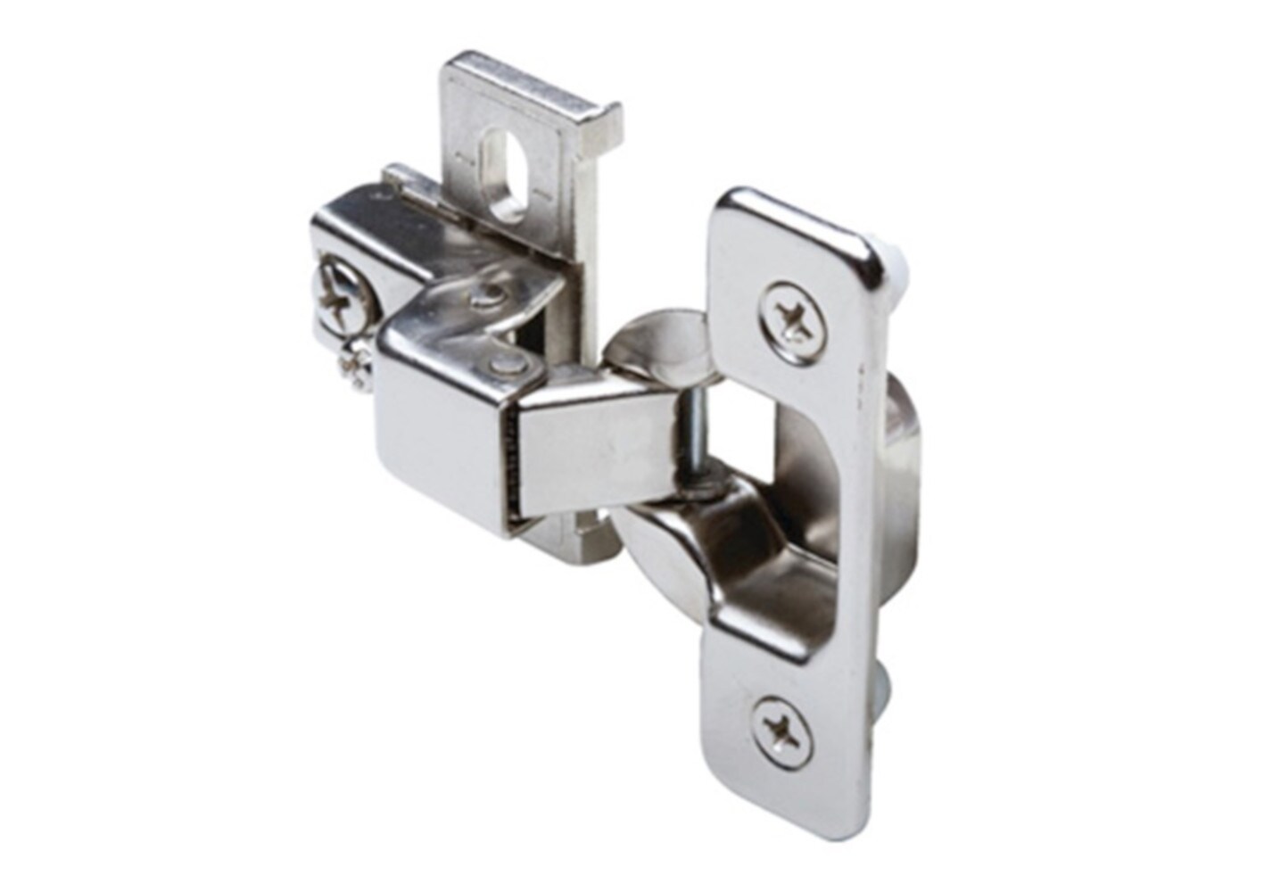  645189 120-Degree 1/2-in Overlay Concealed Self-closing Soft Close Chrome Cabinet Hinge, (2-Pieces)