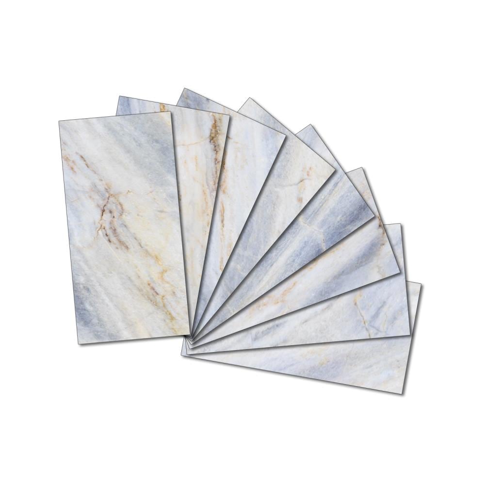 Instant Mosaic 0510101 Upscale Designs Multicolor 3-in x 6-in Glossy Glass Random Tile (8-sq. ft/ Carton)